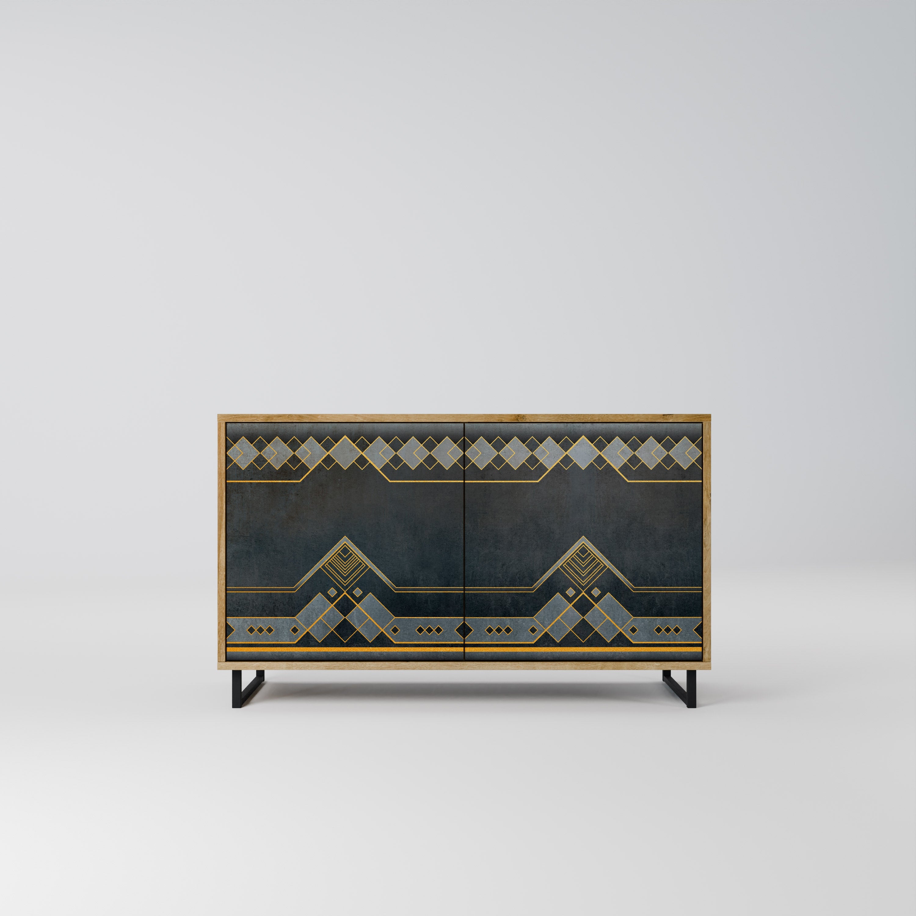 ROYAL ORDINARINESS 2-Door Sideboard in Oak Effect