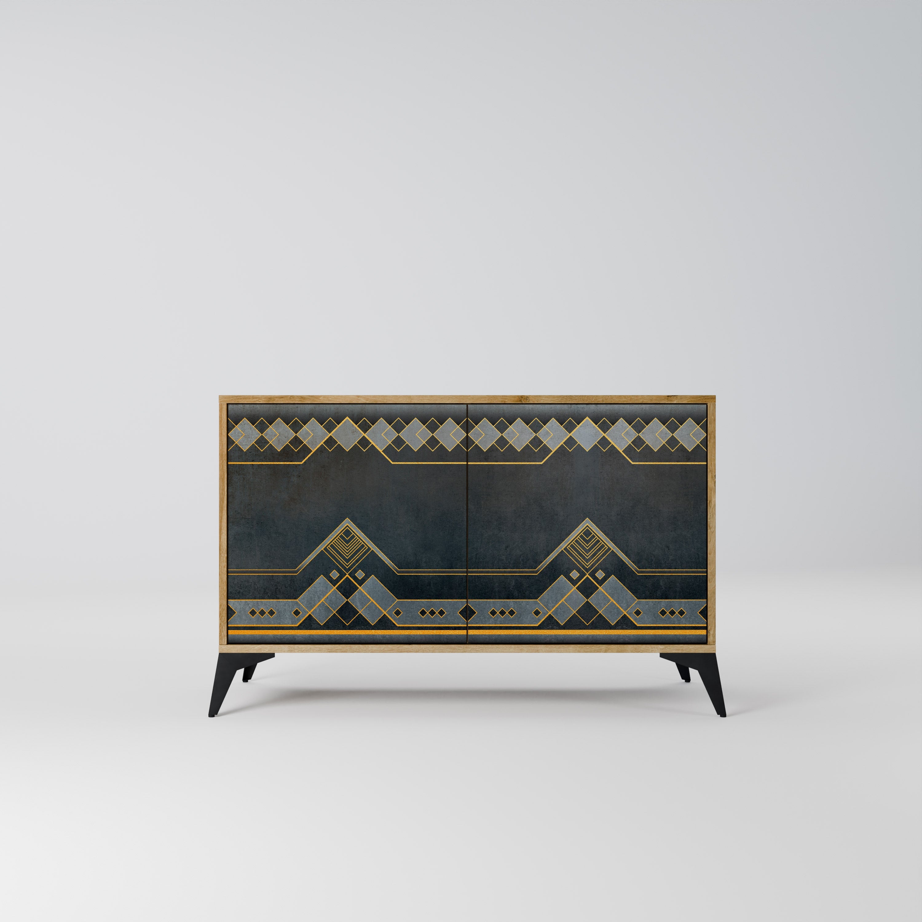 ROYAL ORDINARINESS 2-Door Sideboard in Oak Effect