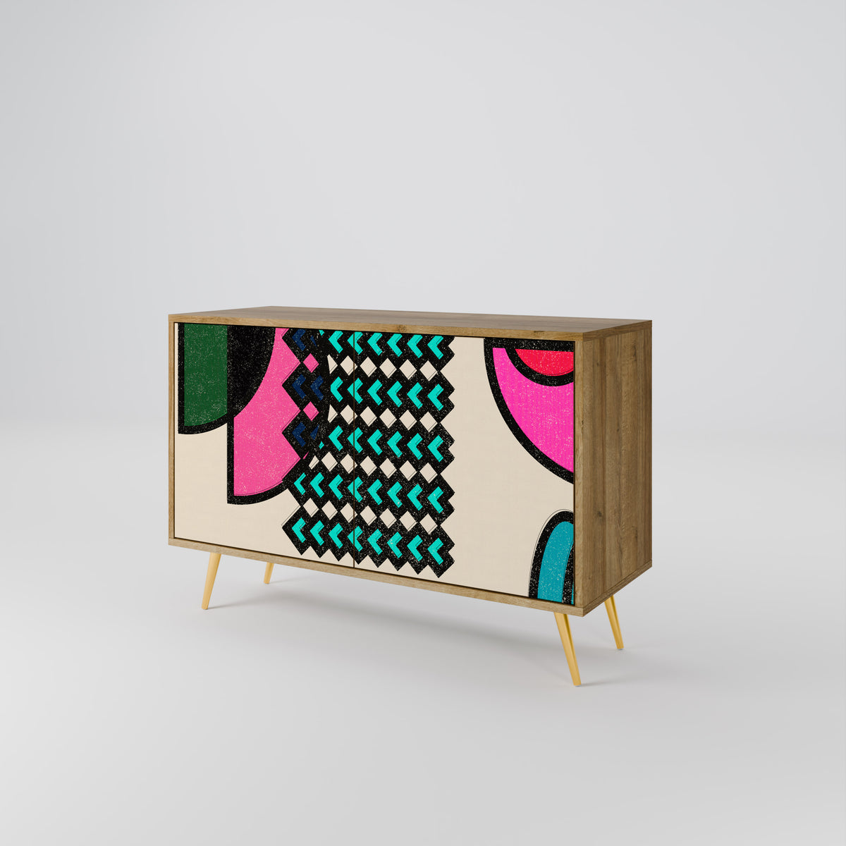 GEOMETRIC RHAPSODY 2-Door Sideboard