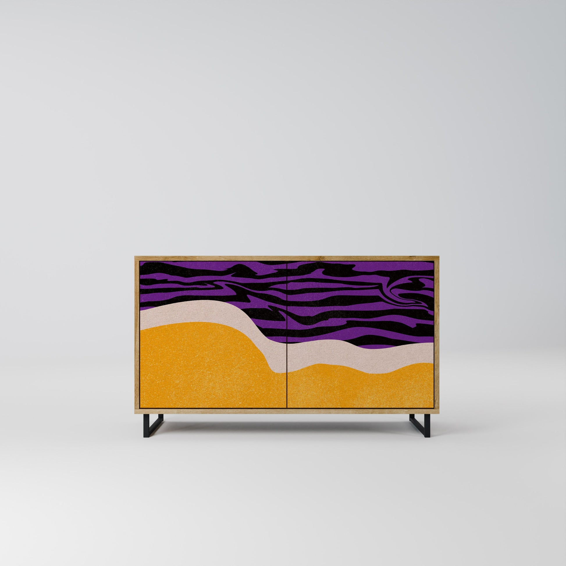 INDEPENDENT BORDER 2-Door Sideboard in Oak Effect