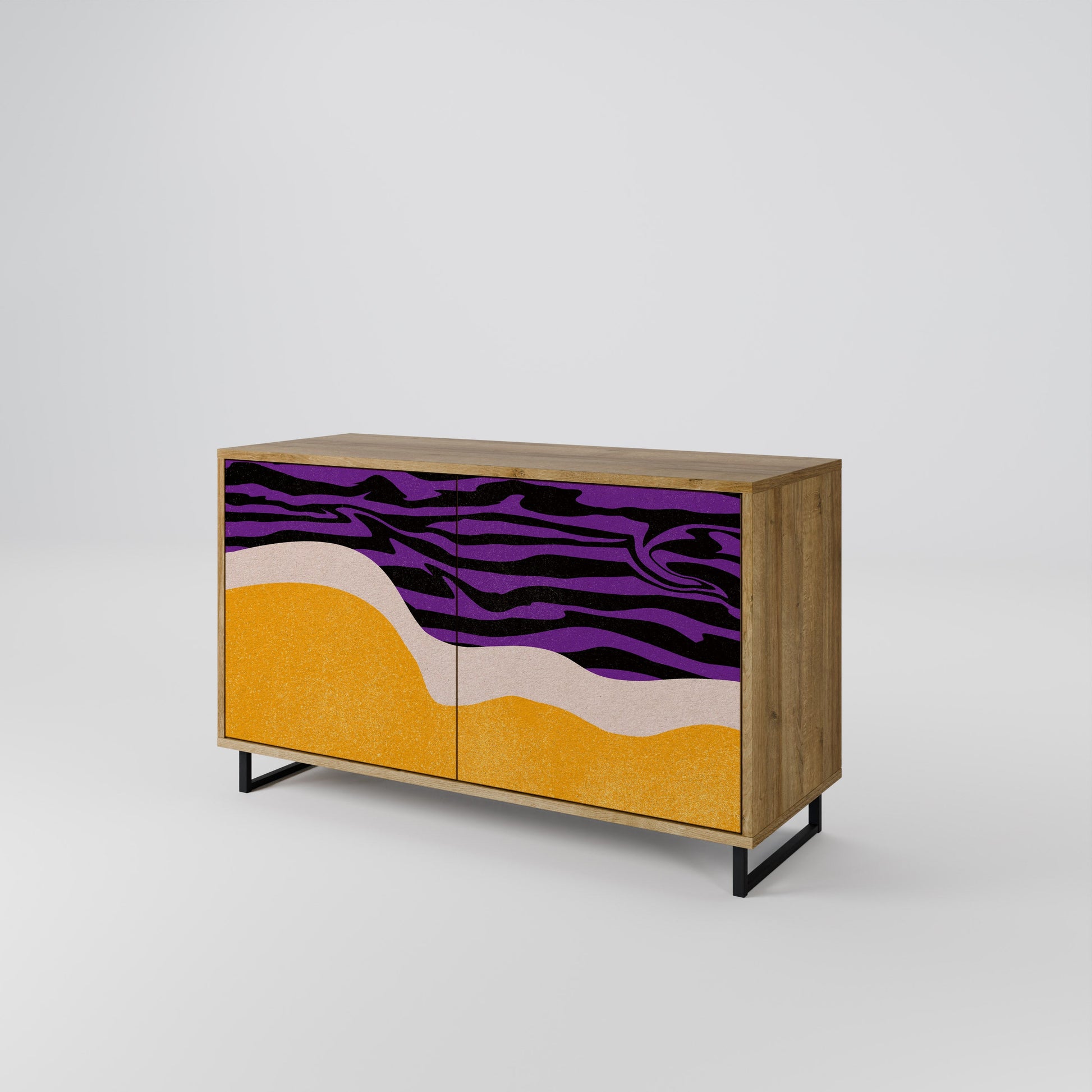 INDEPENDENT BORDER 2-Door Sideboard in Oak Effect