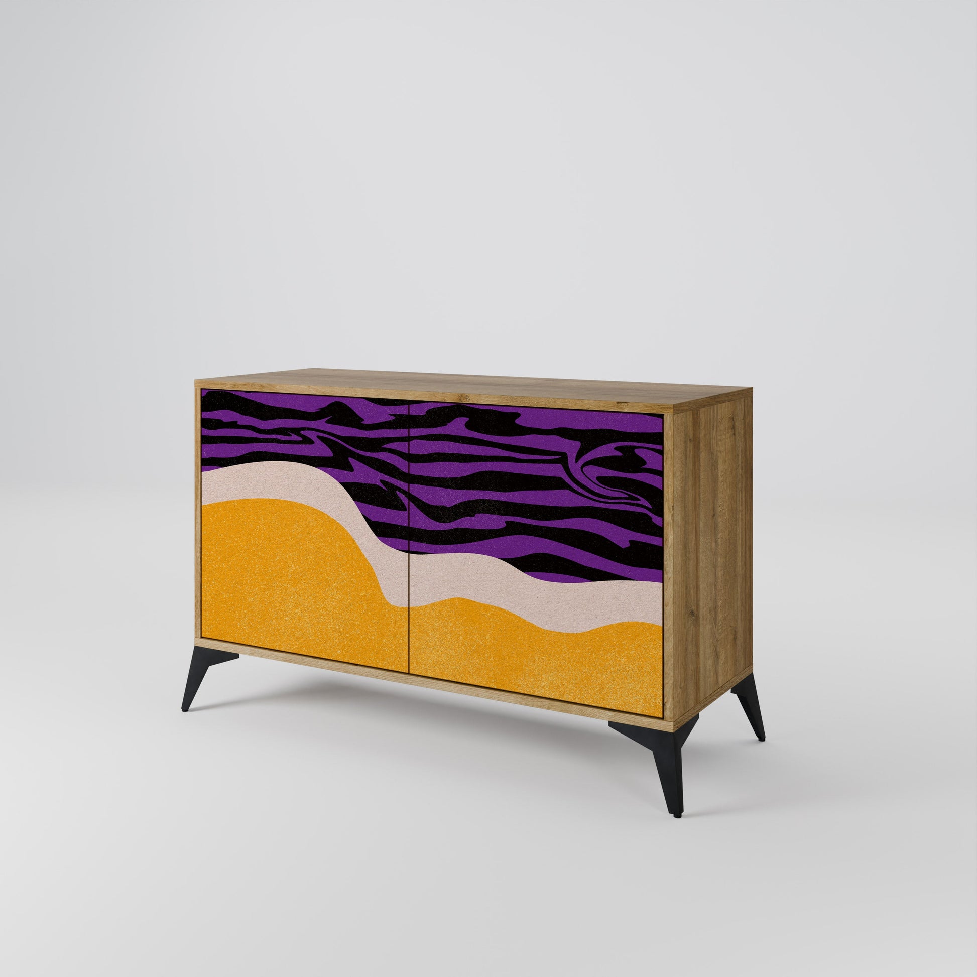 INDEPENDENT BORDER 2-Door Sideboard in Oak Effect