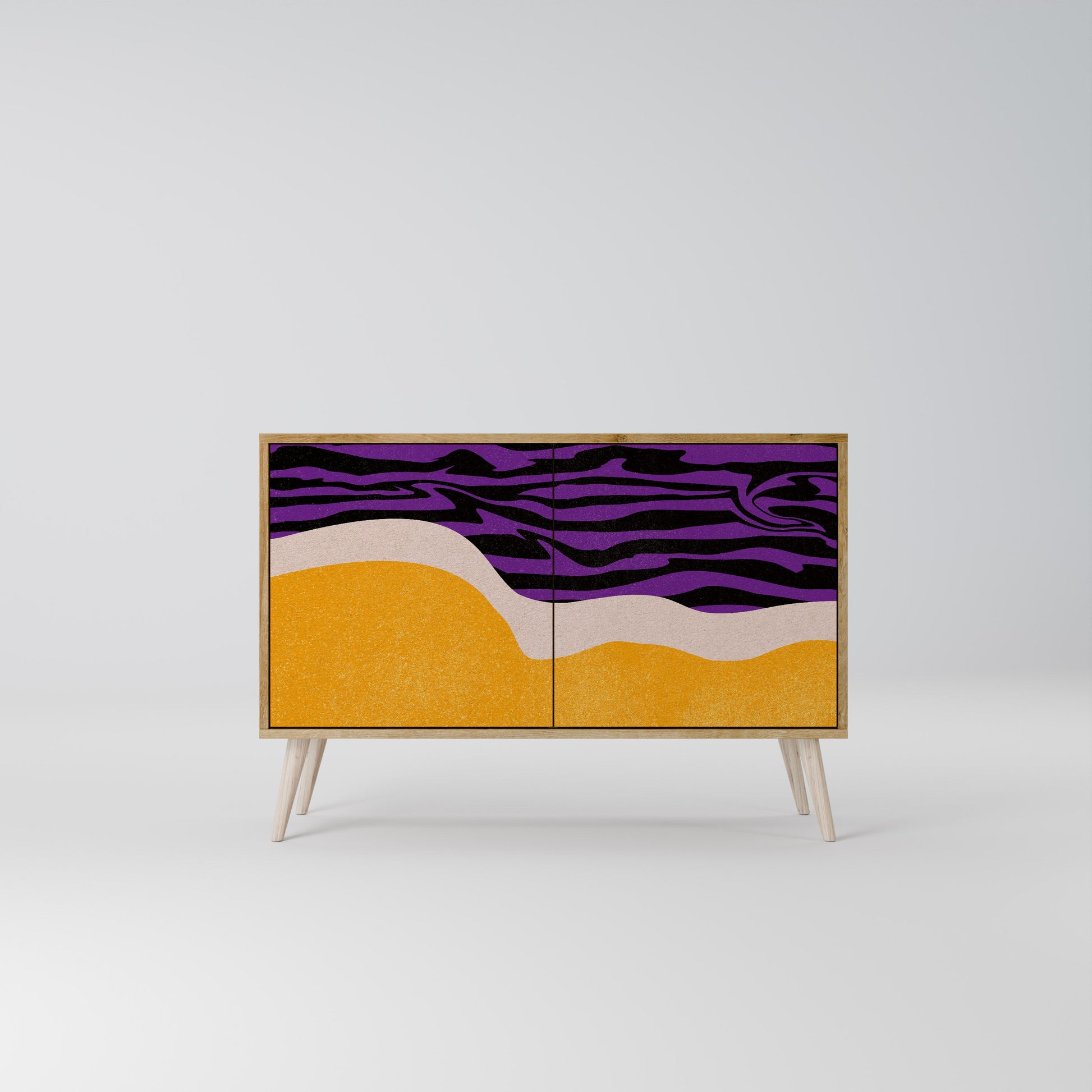 INDEPENDENT BORDER 2-Door Sideboard in Oak Effect