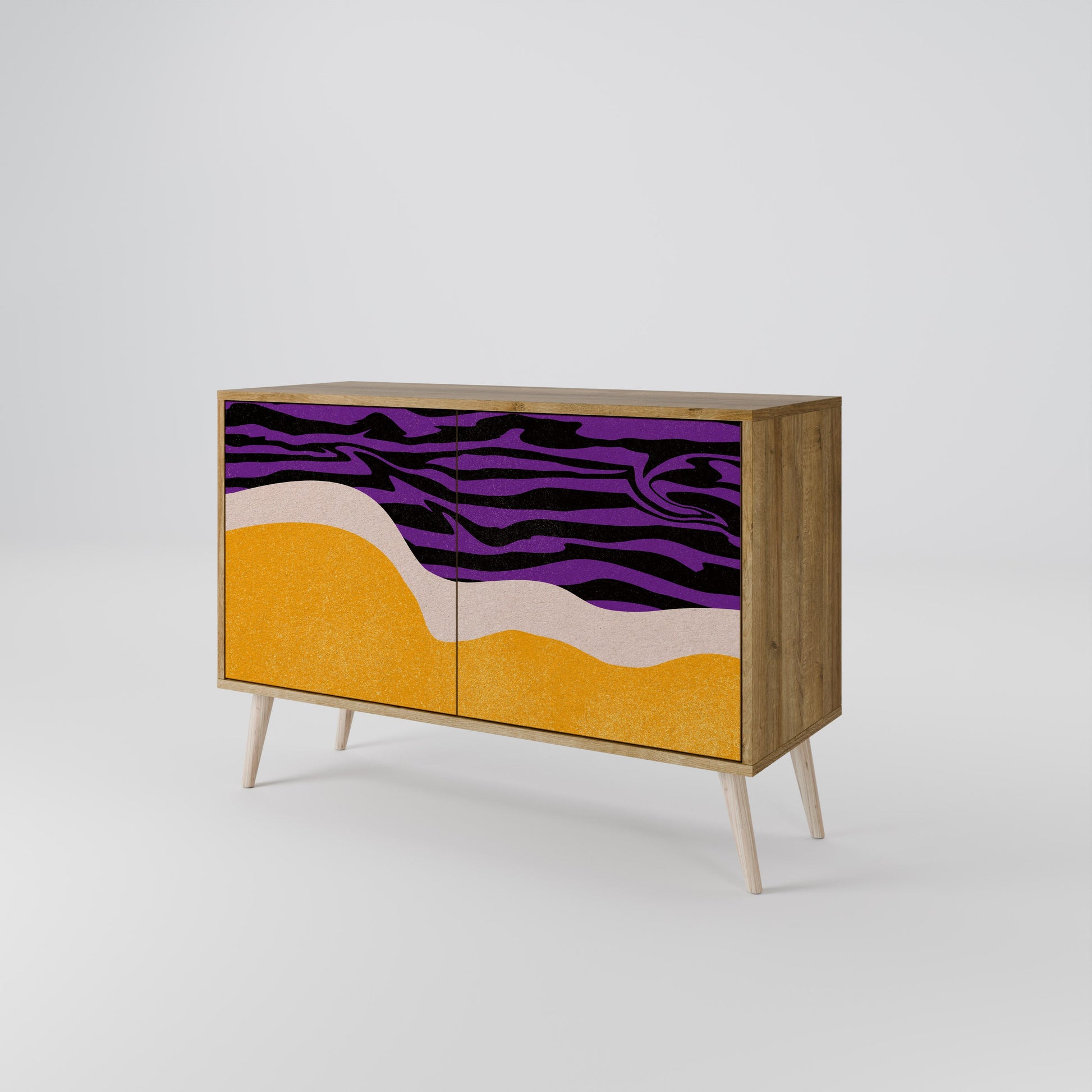 INDEPENDENT BORDER 2-Door Sideboard in Oak Effect