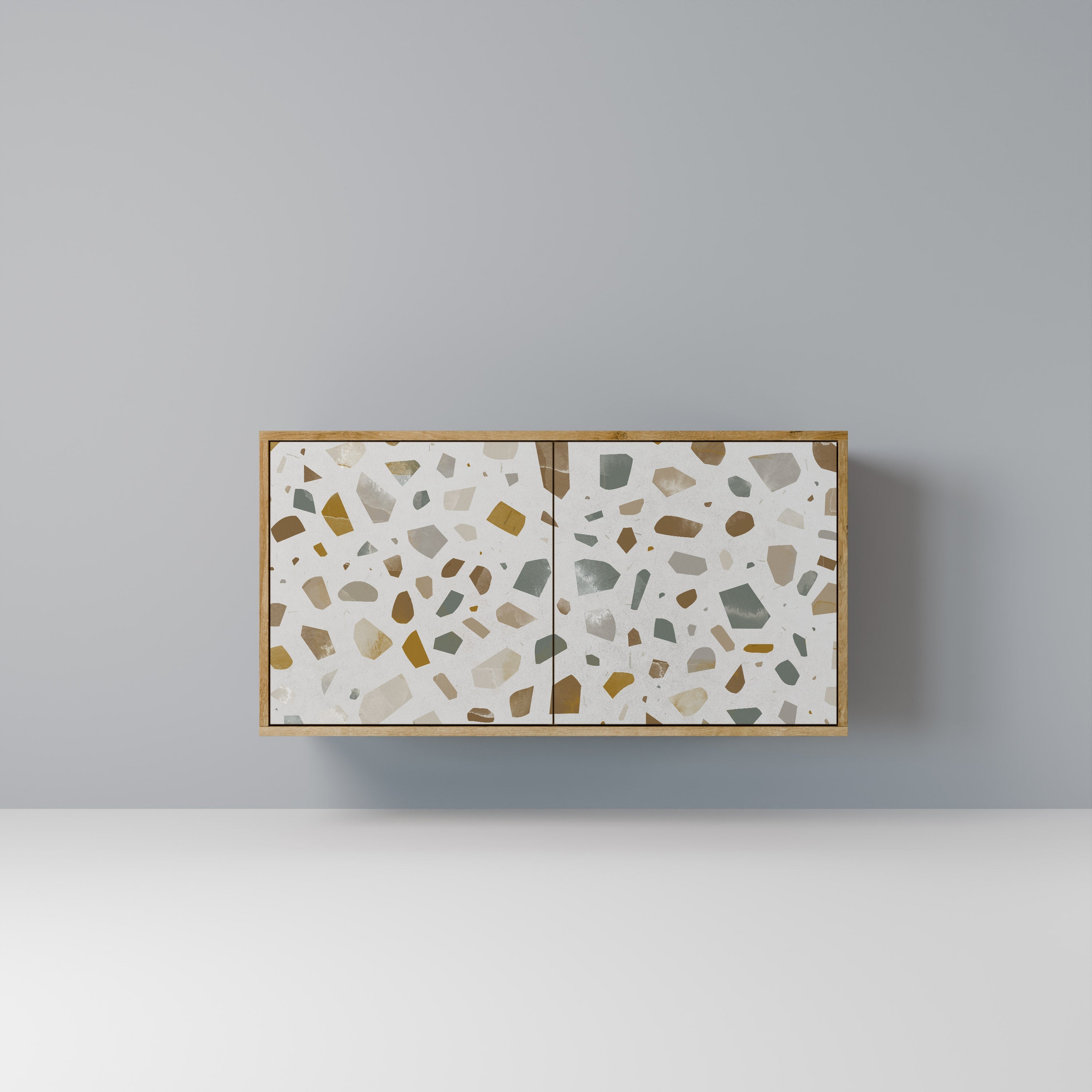 PIECES OF TOMORROW 2-Door Sideboard in Oak Effect