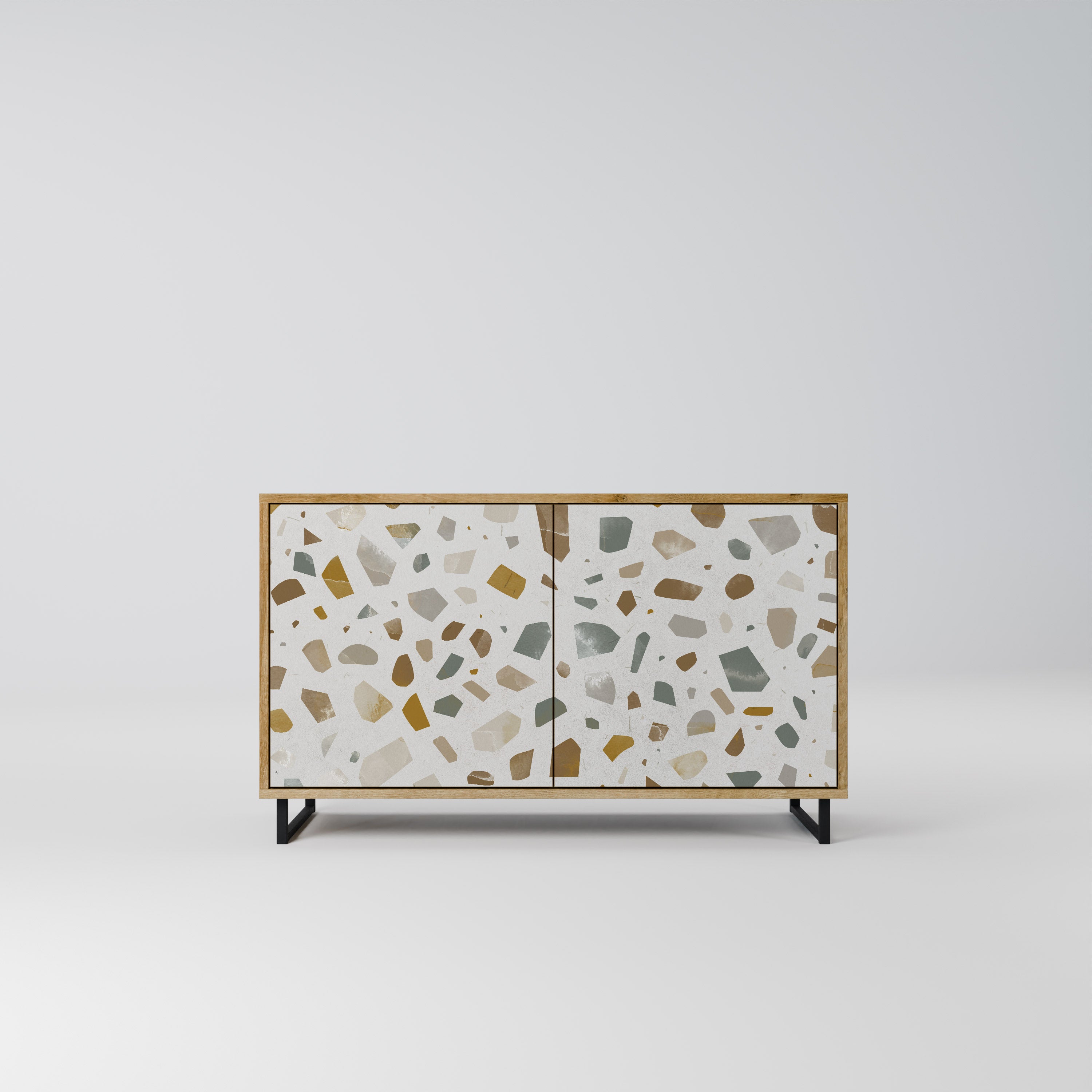 PIECES OF TOMORROW 2-Door Sideboard in Oak Effect