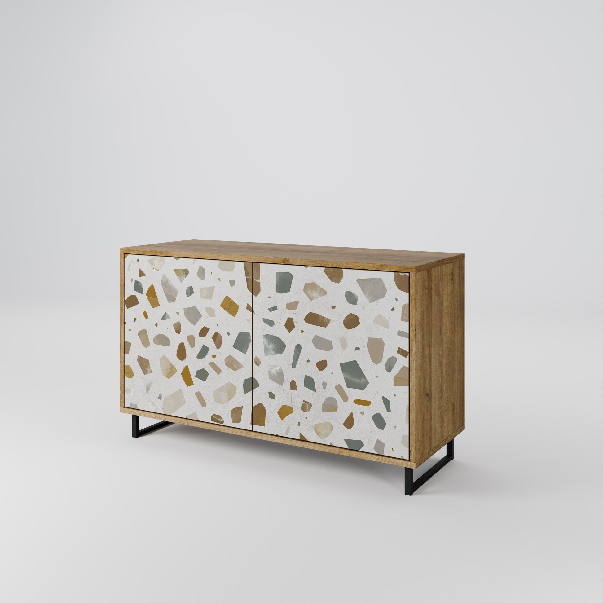 PIECES OF TOMORROW 2-Door Sideboard in Oak Effect