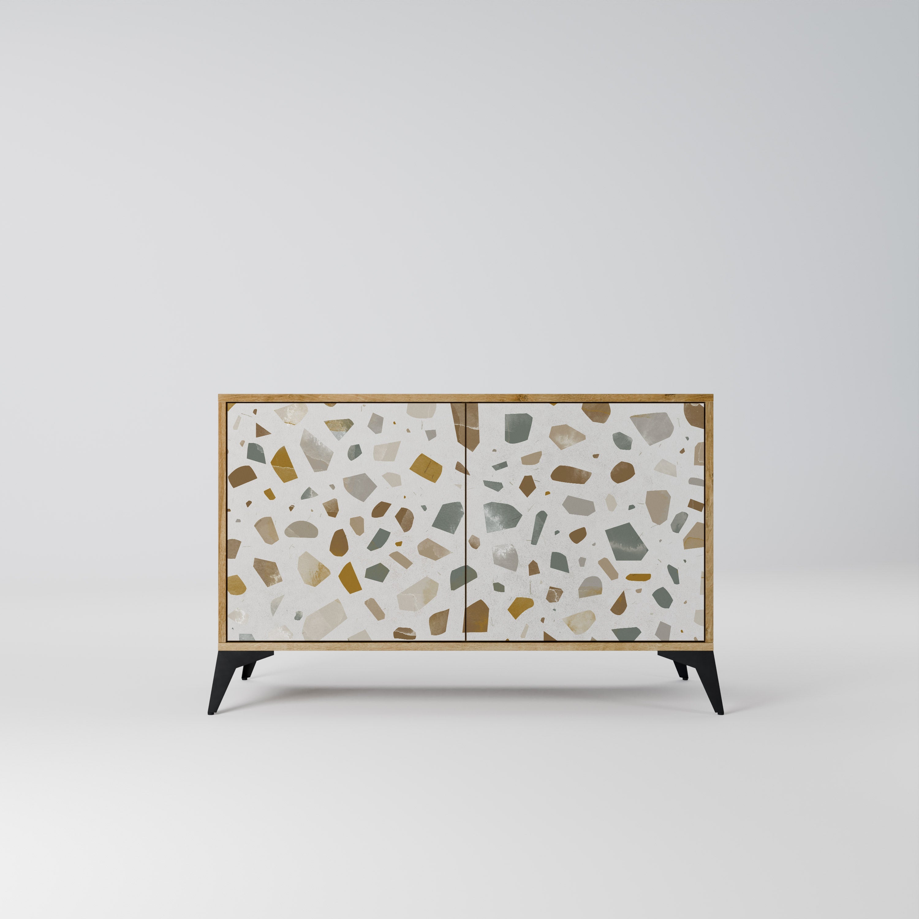 PIECES OF TOMORROW 2-Door Sideboard in Oak Effect