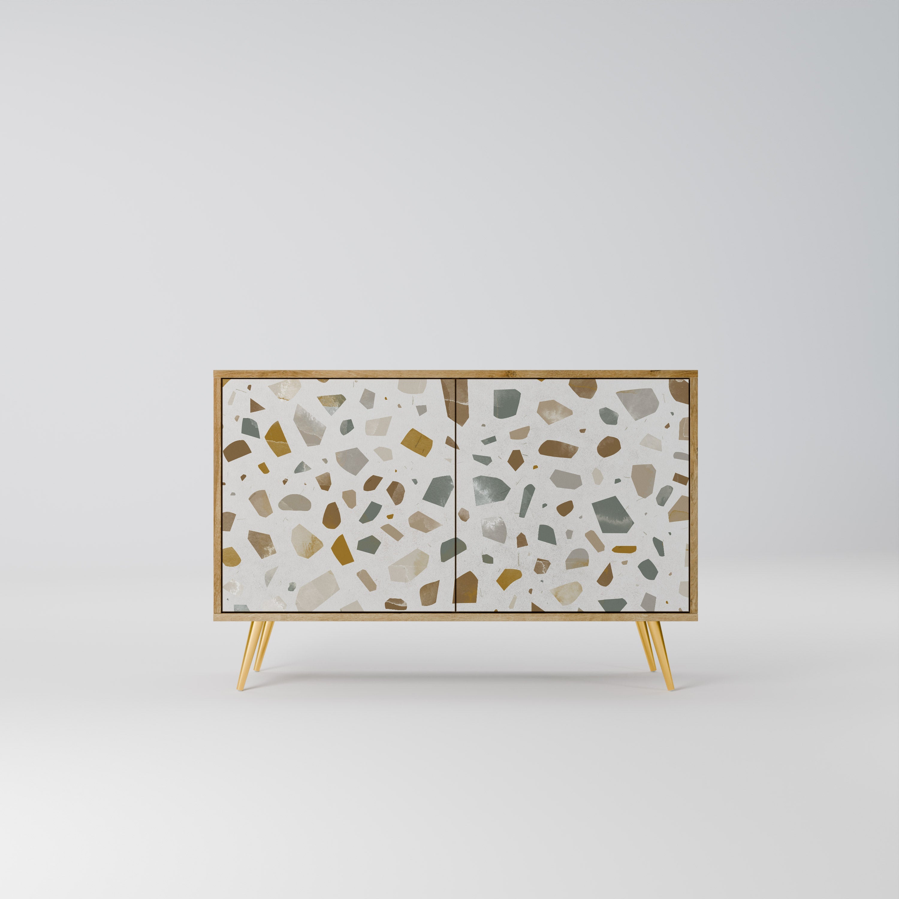 PIECES OF TOMORROW 2-Door Sideboard in Oak Effect