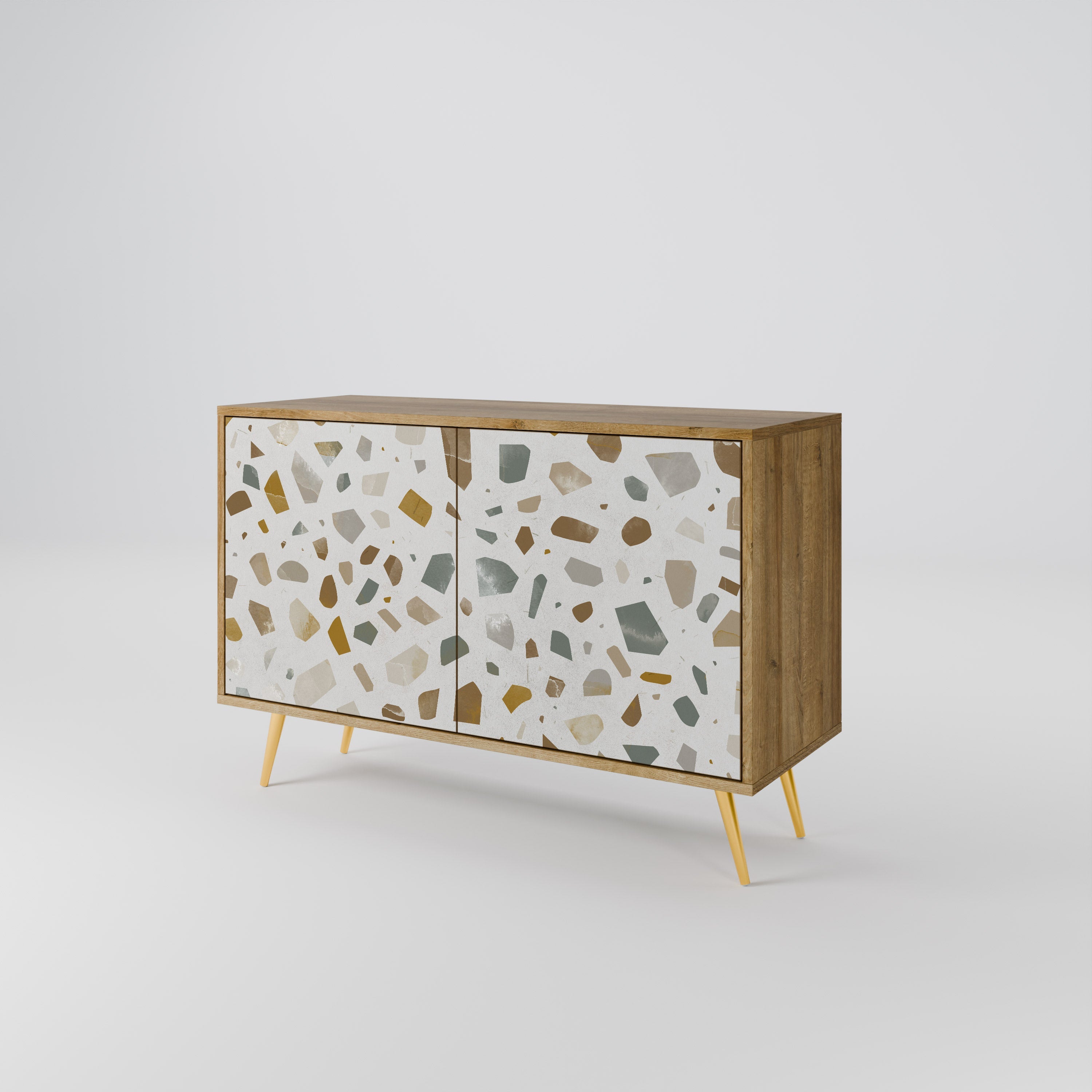 PIECES OF TOMORROW 2-Door Sideboard in Oak Effect
