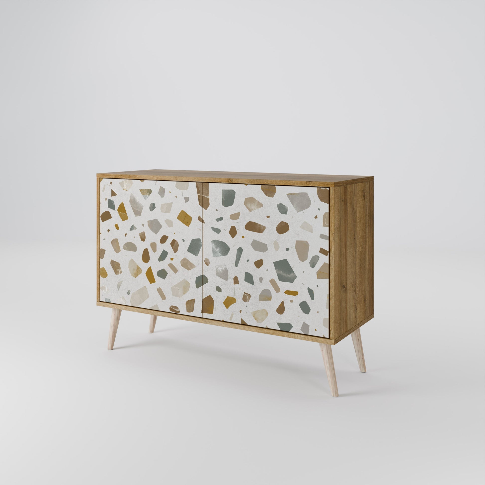 PIECES OF TOMORROW 2-Door Sideboard in Oak Effect