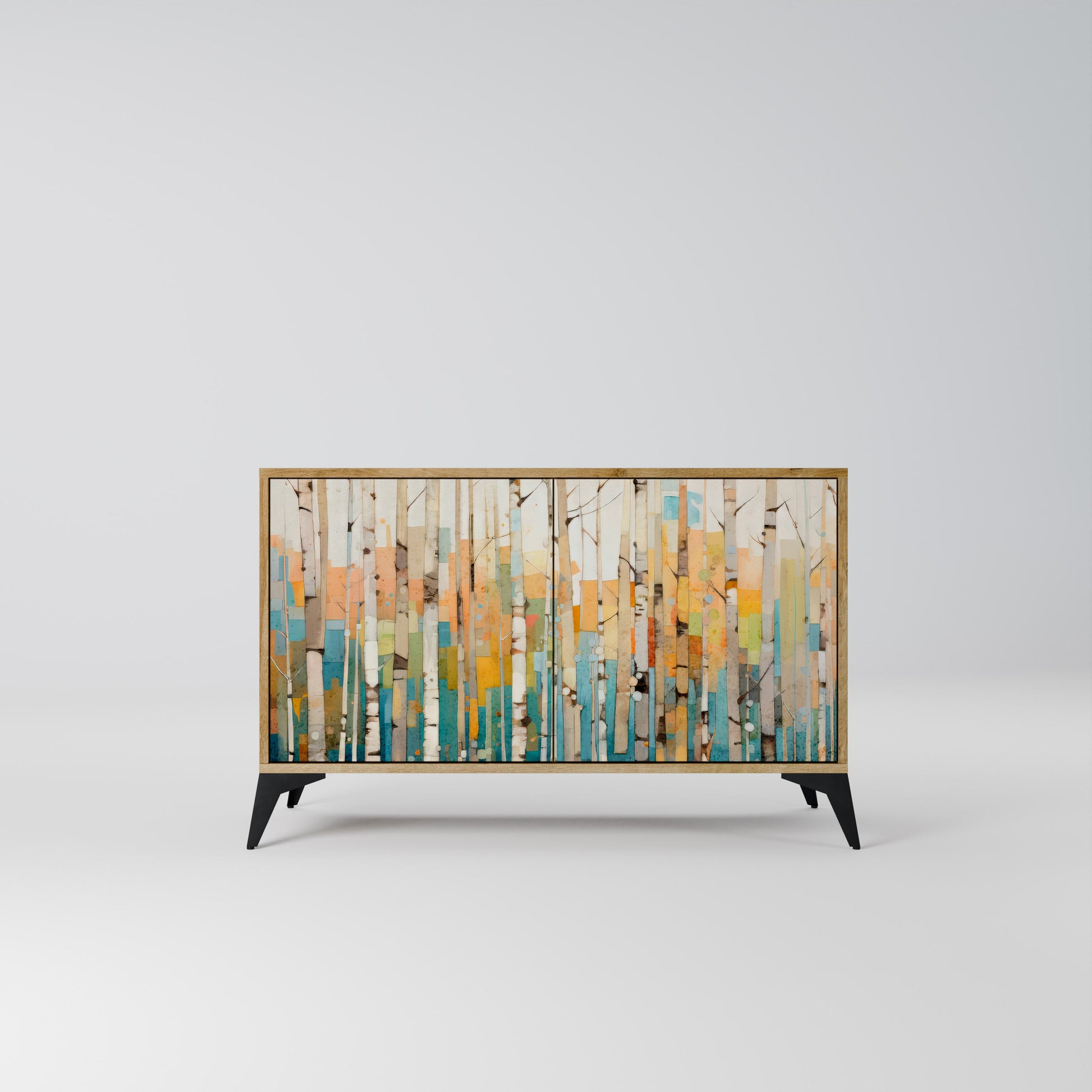 BIRCH KALEIDOSCOPE 2-Door Sideboard in Oak Effect