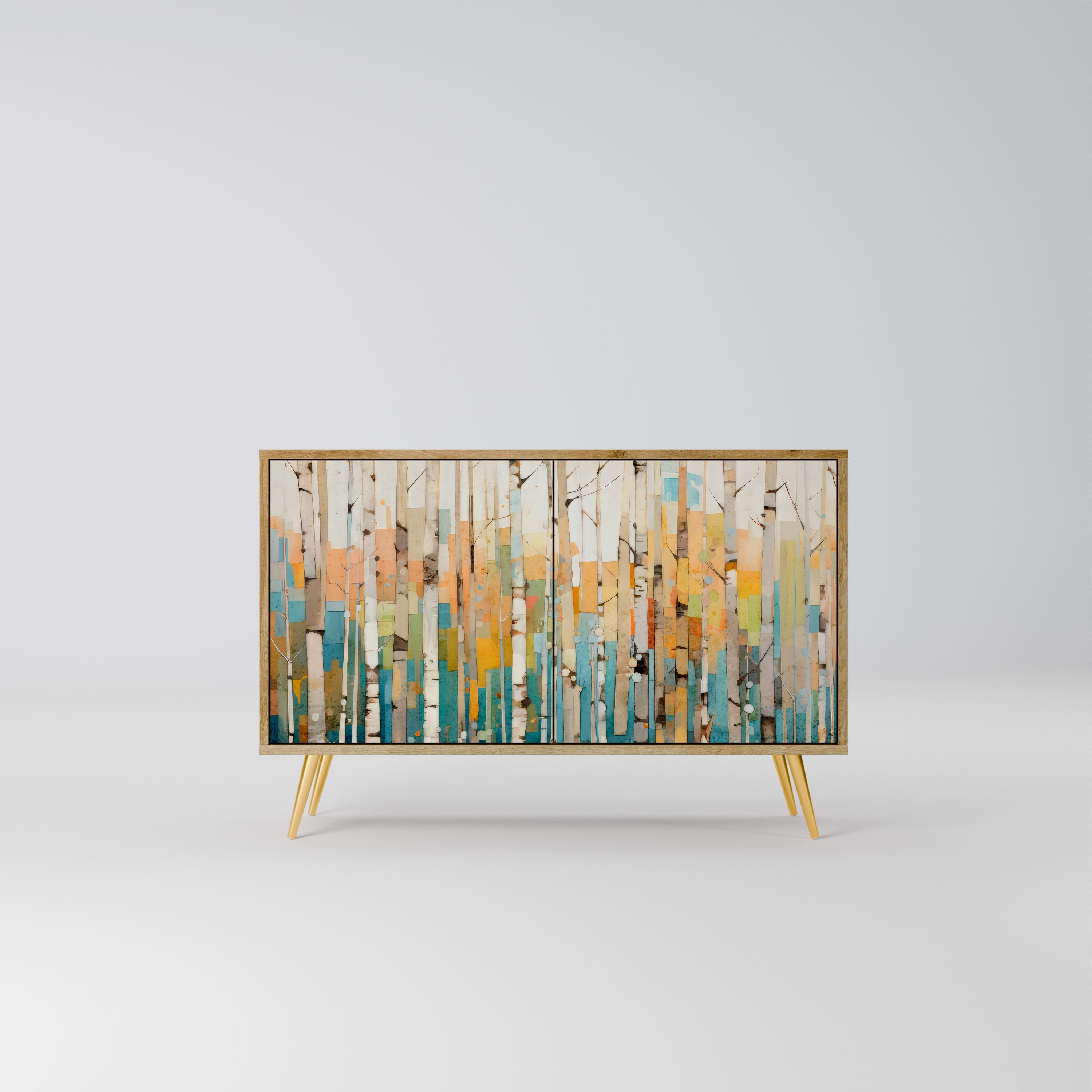 BIRCH KALEIDOSCOPE 2-Door Sideboard in Oak Effect