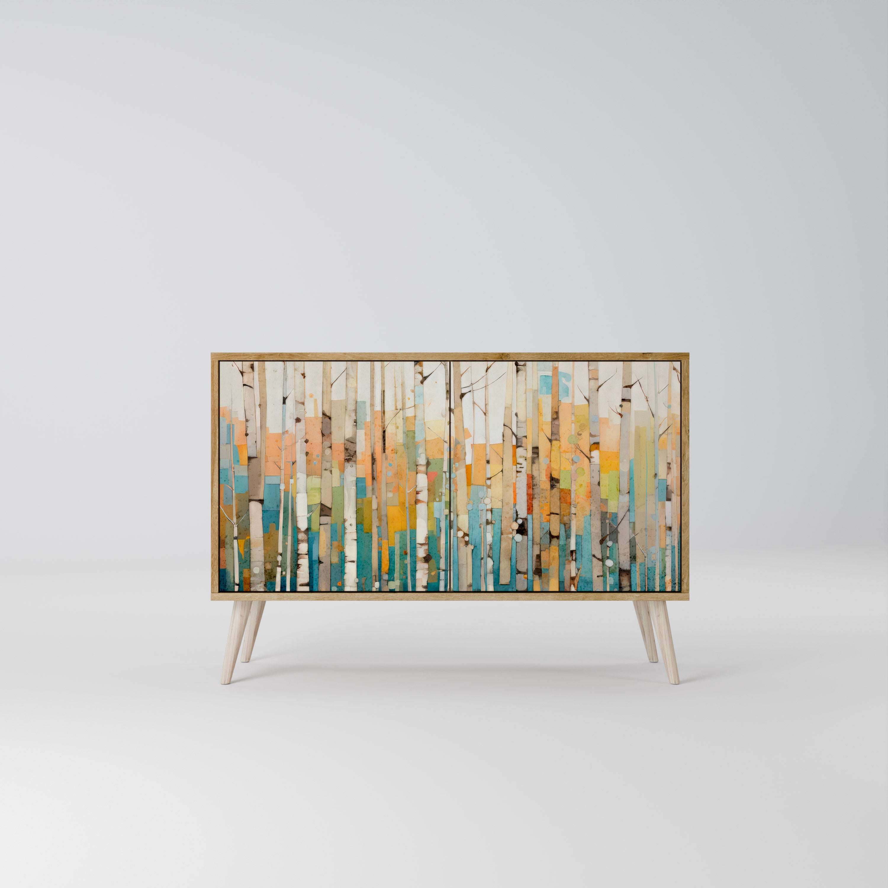 BIRCH KALEIDOSCOPE 2-Door Sideboard in Oak Effect