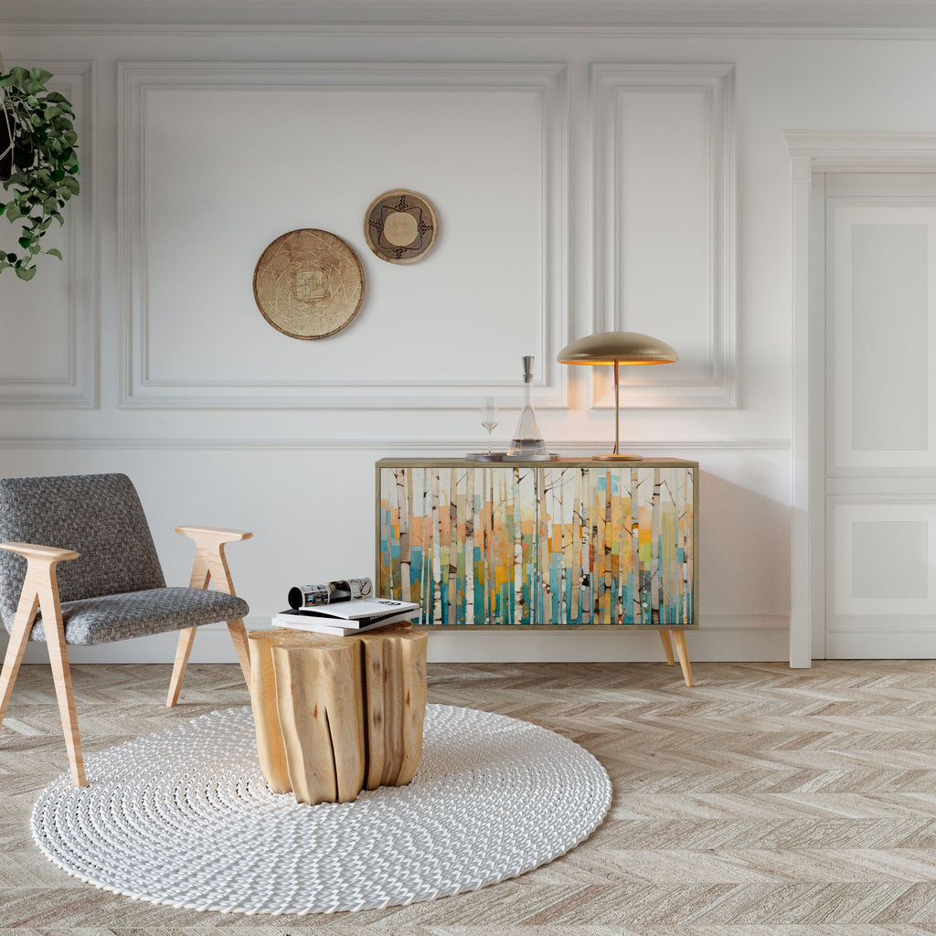 BIRCH KALEIDOSCOPE 2-Door Sideboard in Oak Effect