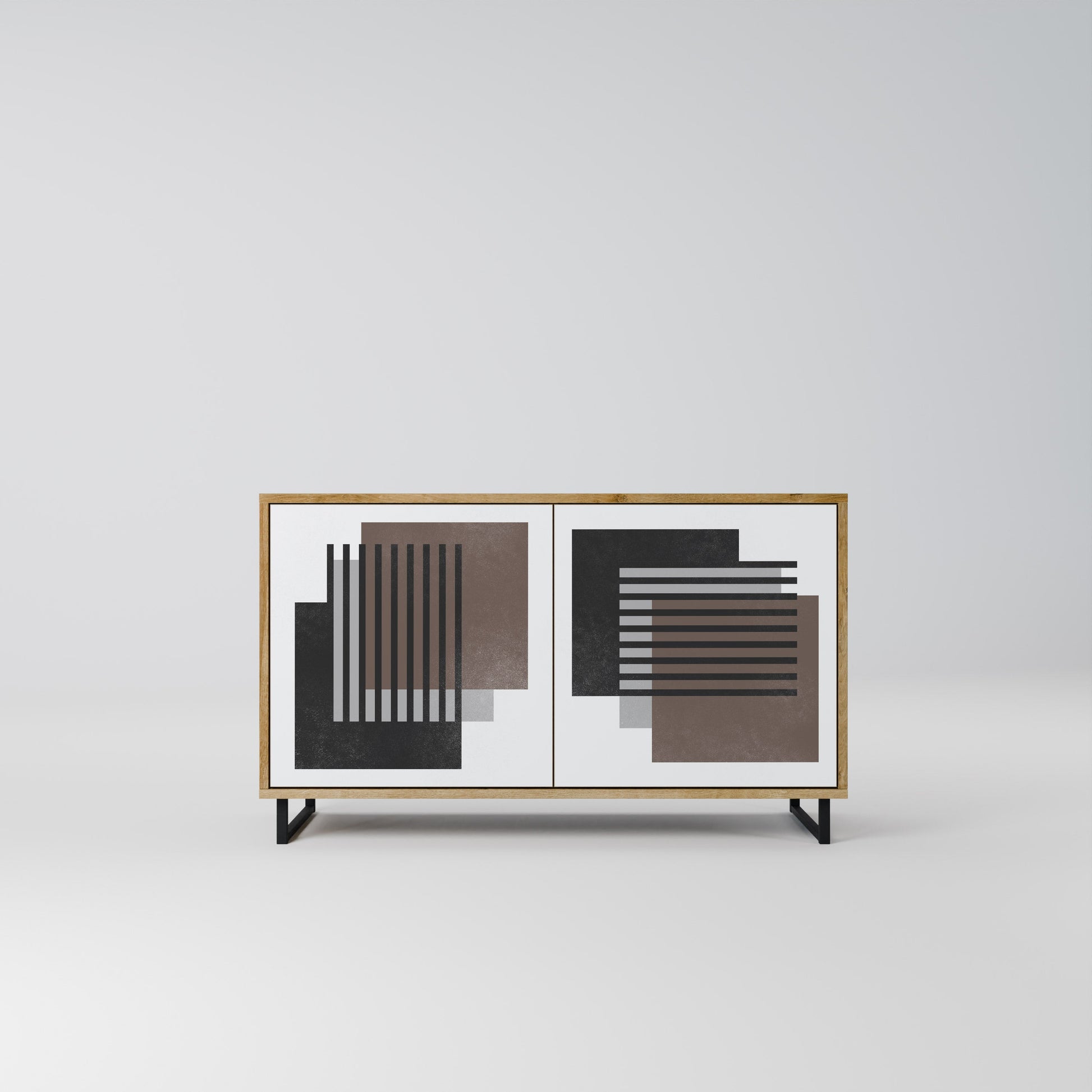 SHADOW SYNCHRONY 2-Door Sideboard in Oak Effect