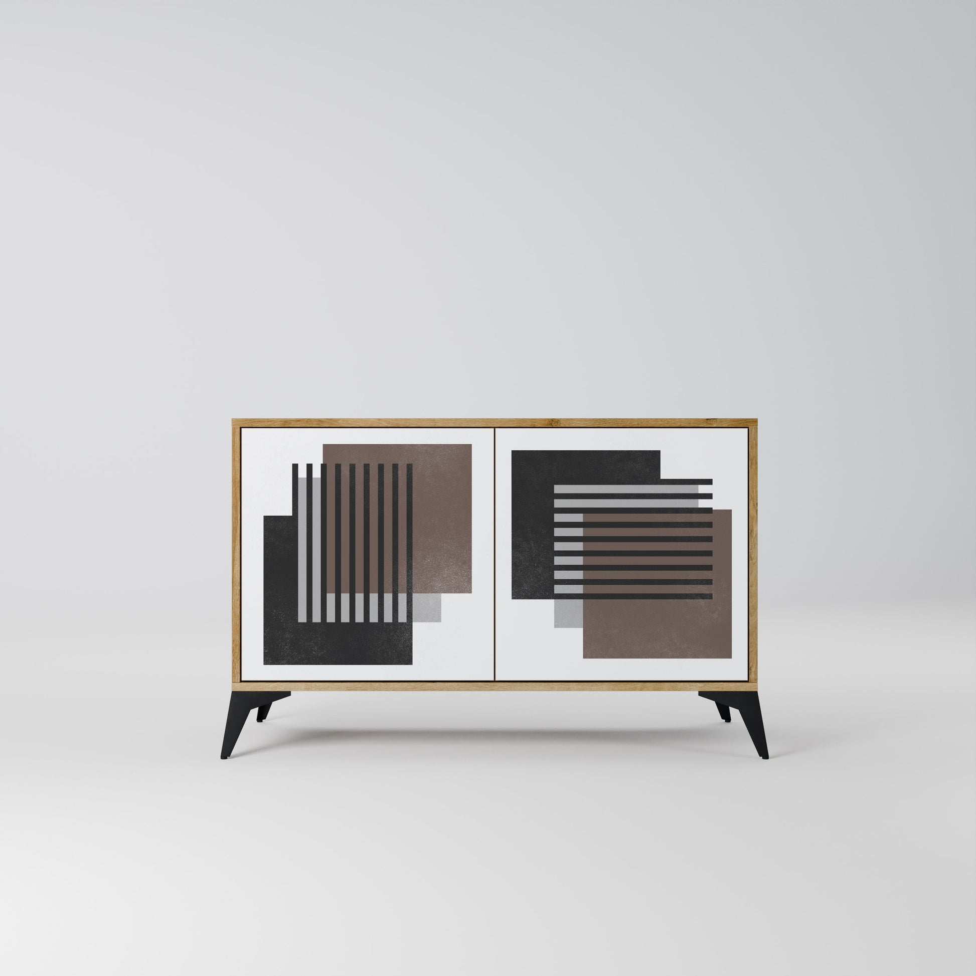 SHADOW SYNCHRONY 2-Door Sideboard in Oak Effect