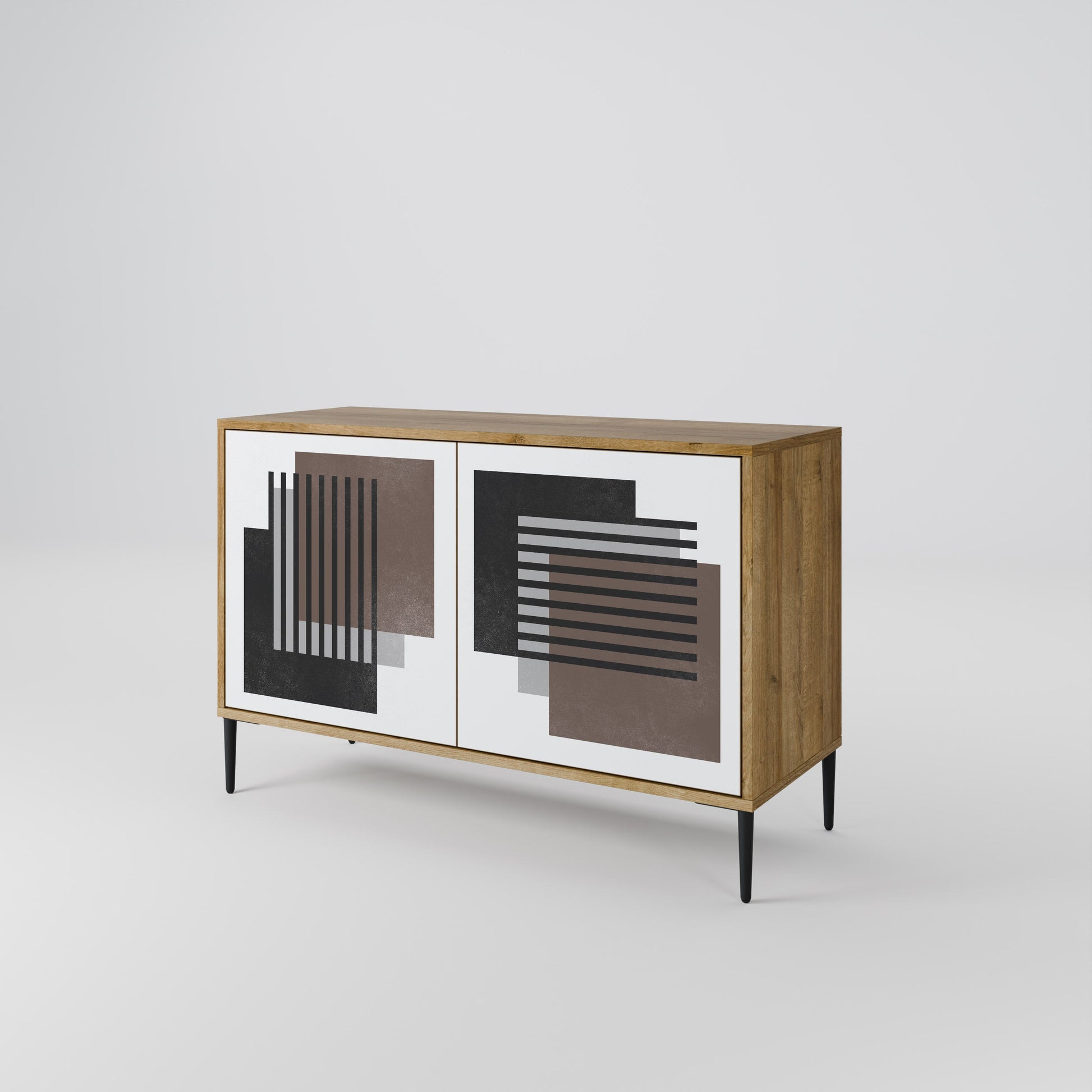 SHADOW SYNCHRONY 2-Door Sideboard in Oak Effect