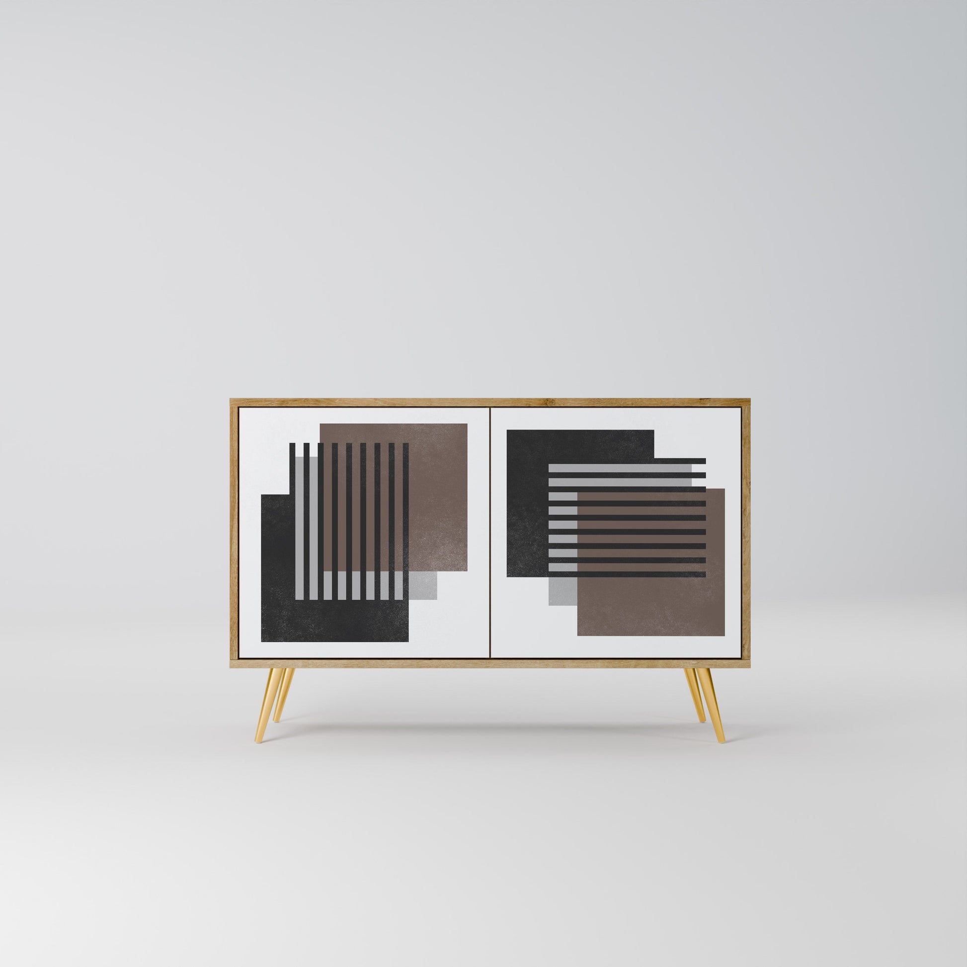 SHADOW SYNCHRONY 2-Door Sideboard in Oak Effect