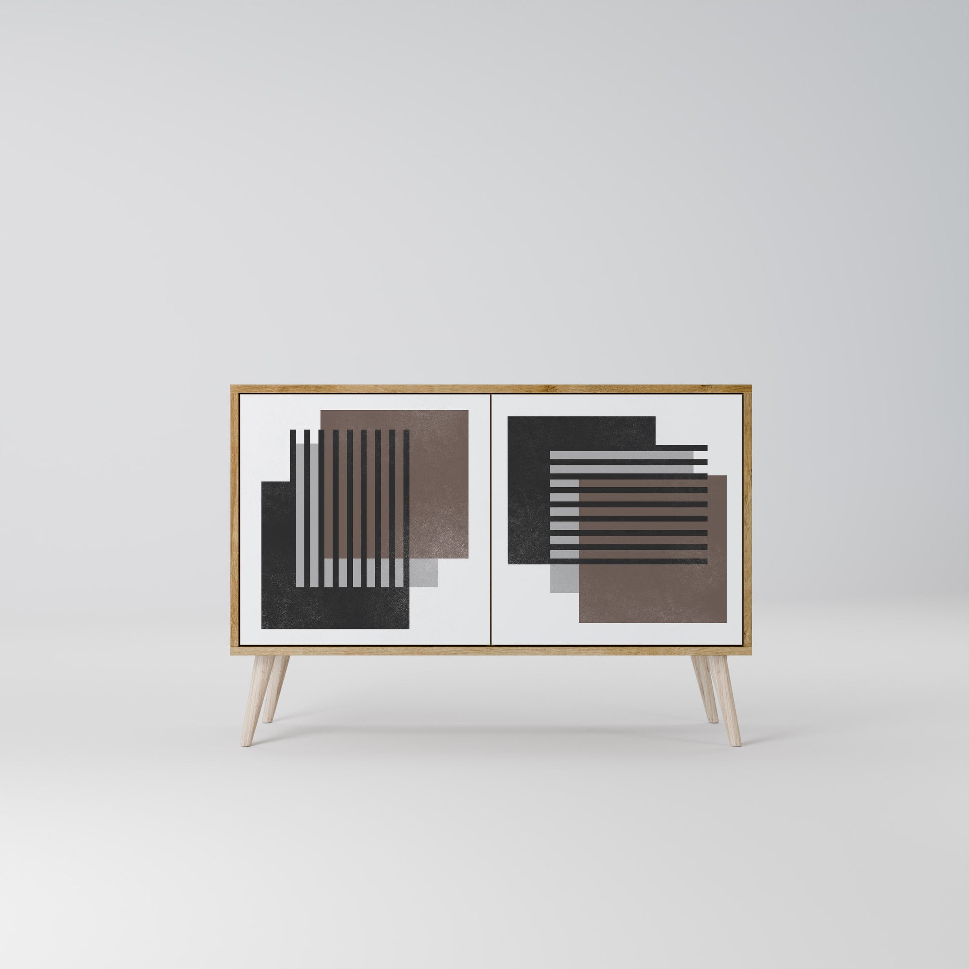 SHADOW SYNCHRONY 2-Door Sideboard in Oak Effect
