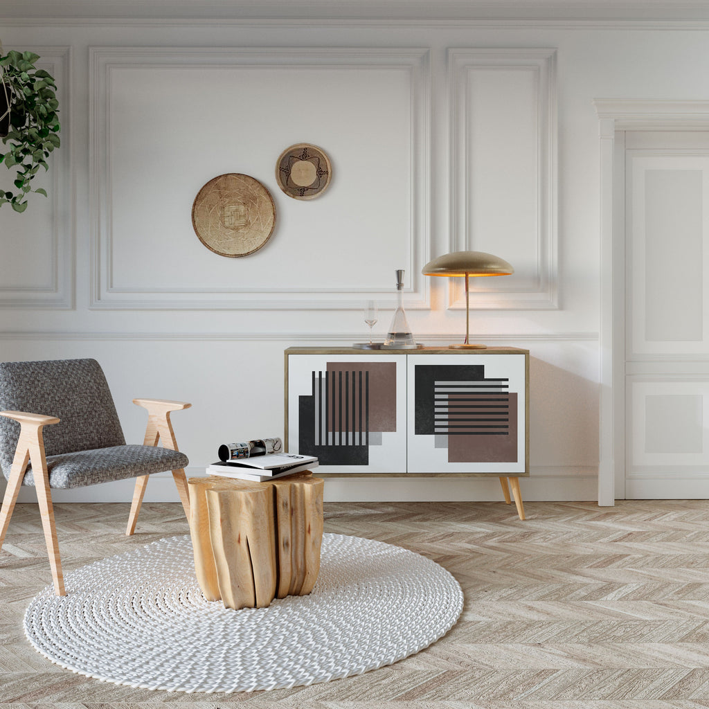 SHADOW SYNCHRONY 2-Door Sideboard in Oak Effect