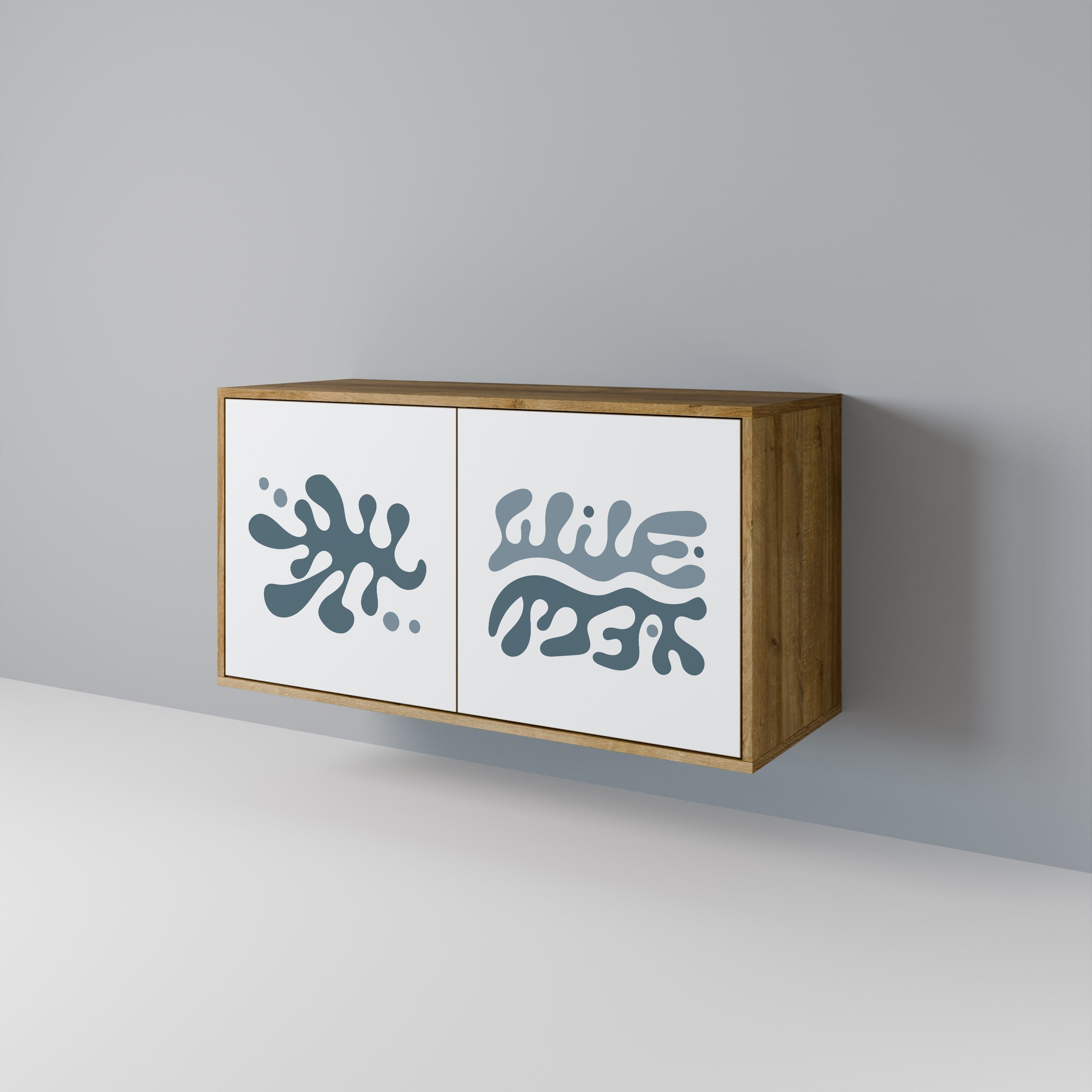 WONDERLAND VEGETATION 2-Door Sideboard in Oak Effect