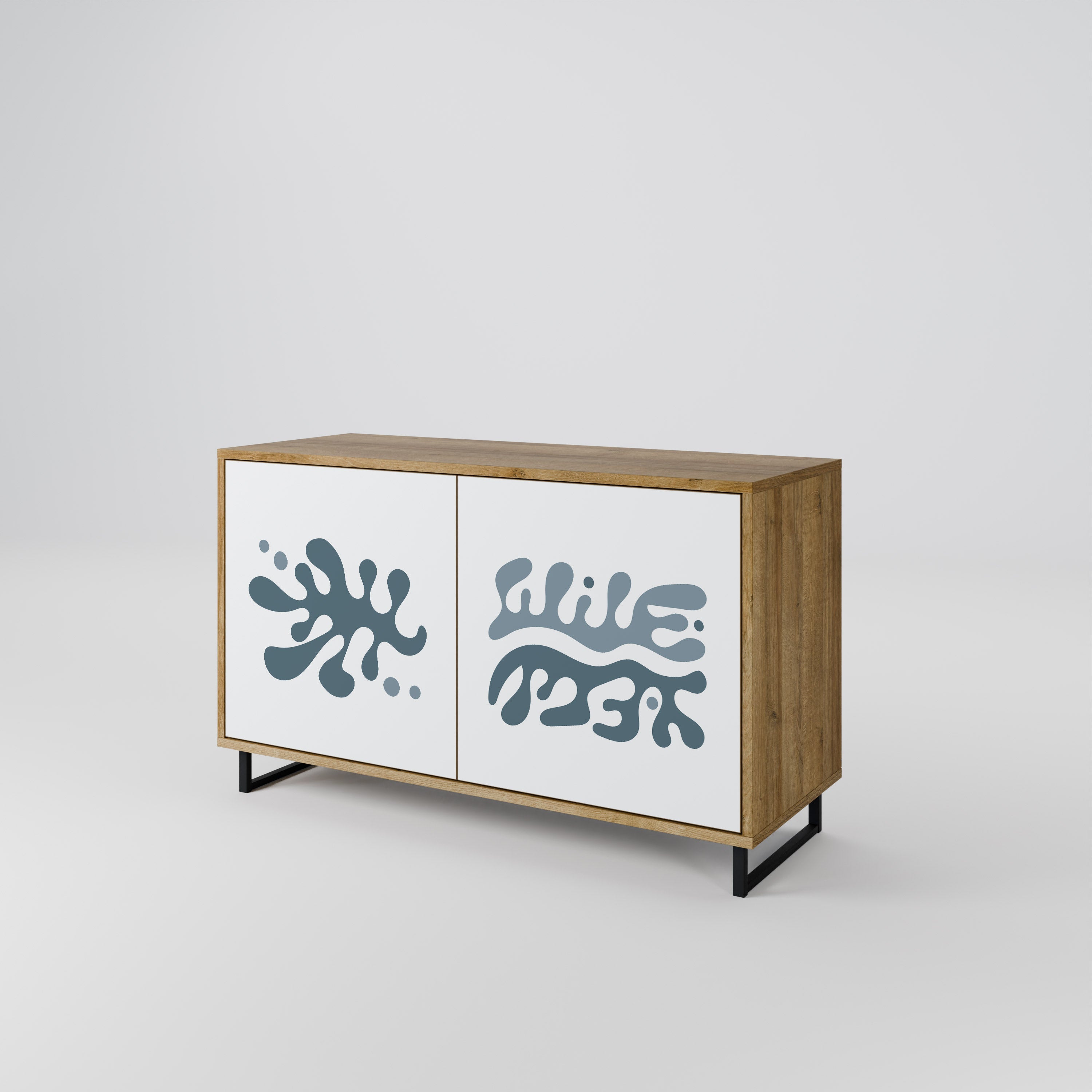 WONDERLAND VEGETATION 2-Door Sideboard in Oak Effect