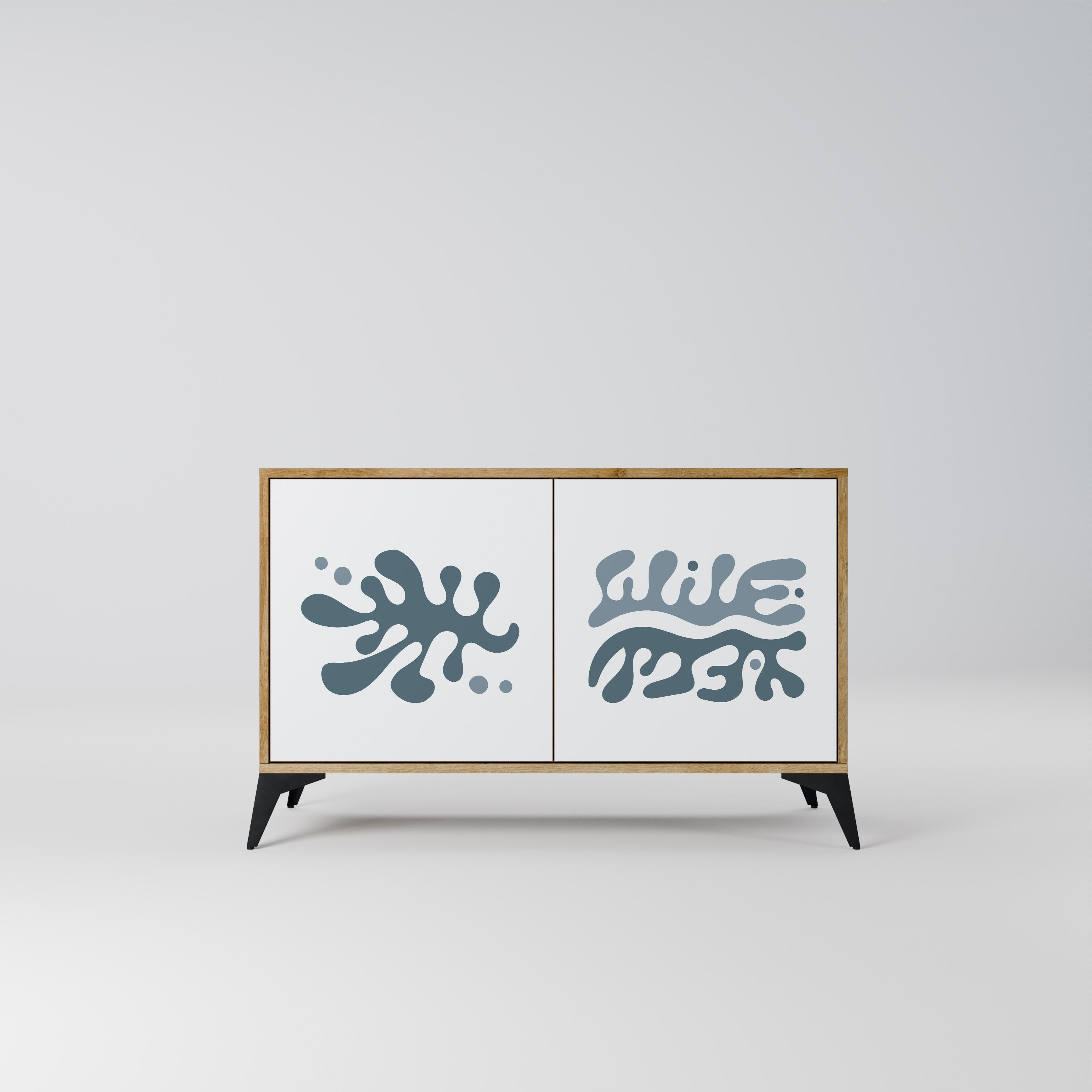 WONDERLAND VEGETATION 2-Door Sideboard in Oak Effect