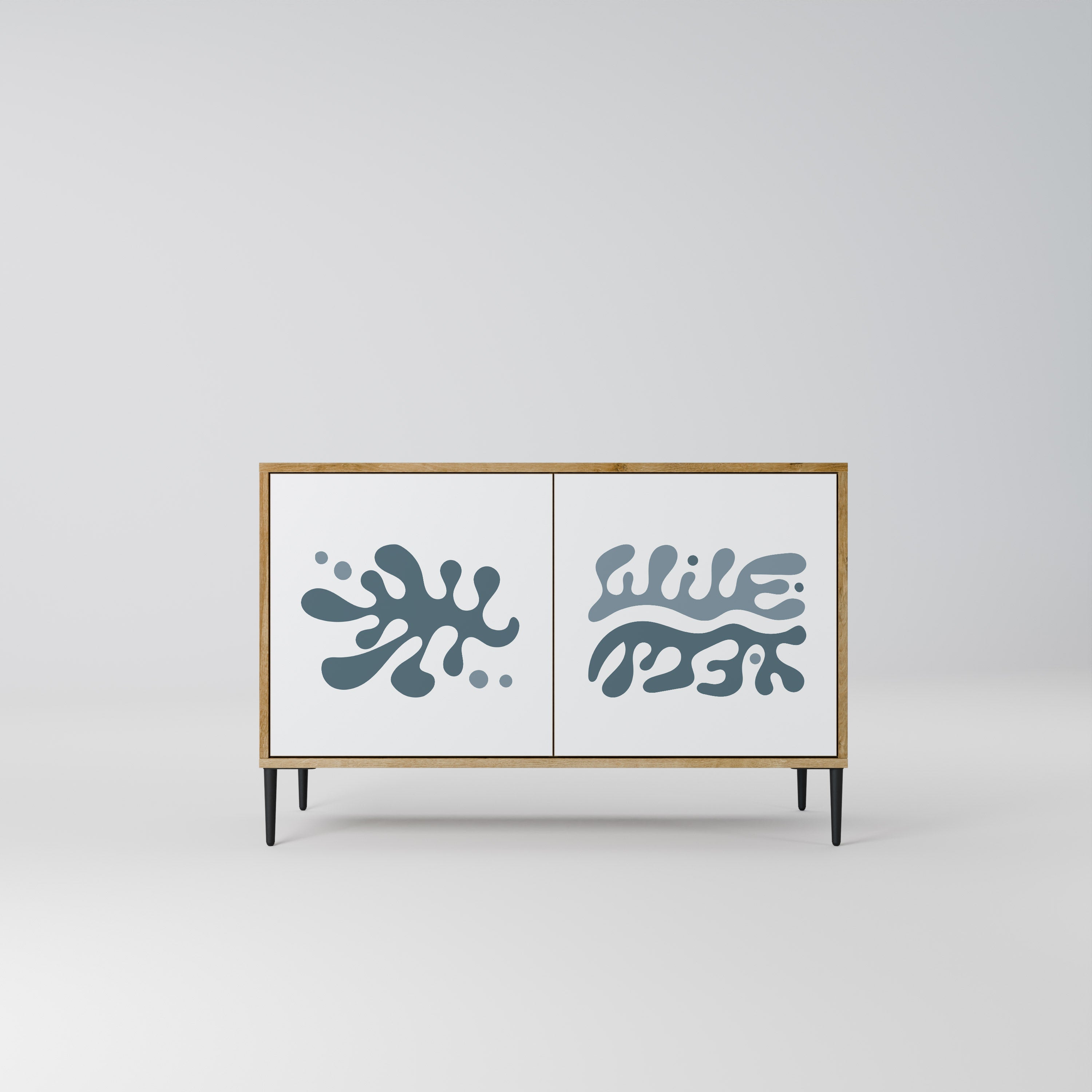 WONDERLAND VEGETATION 2-Door Sideboard in Oak Effect