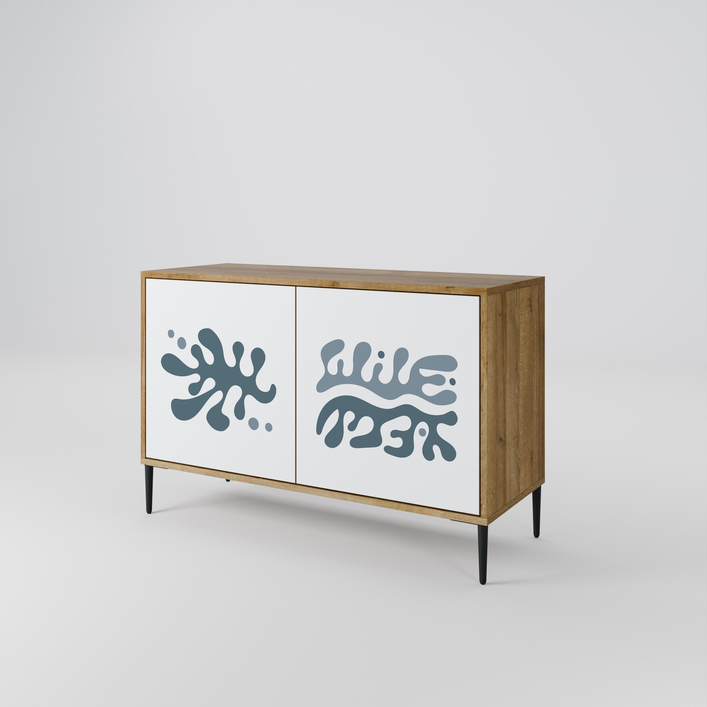 WONDERLAND VEGETATION 2-Door Sideboard in Oak Effect