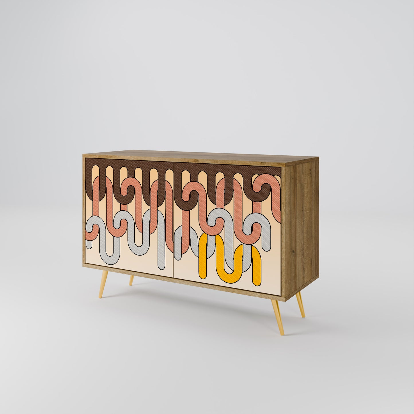 COLORFUL STRINGS 2-Door Sideboard