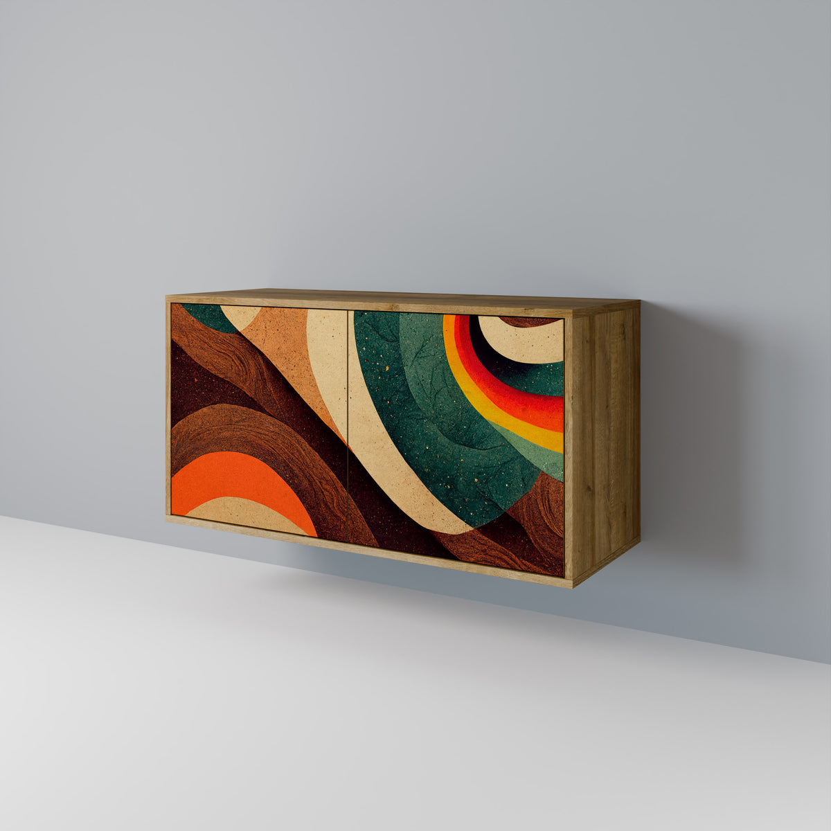 COLORFUL STRANDS 2-Door Sideboard