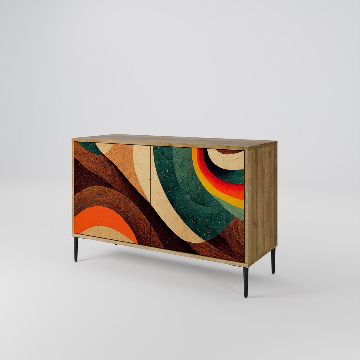 COLORFUL STRANDS 2-Door Sideboard