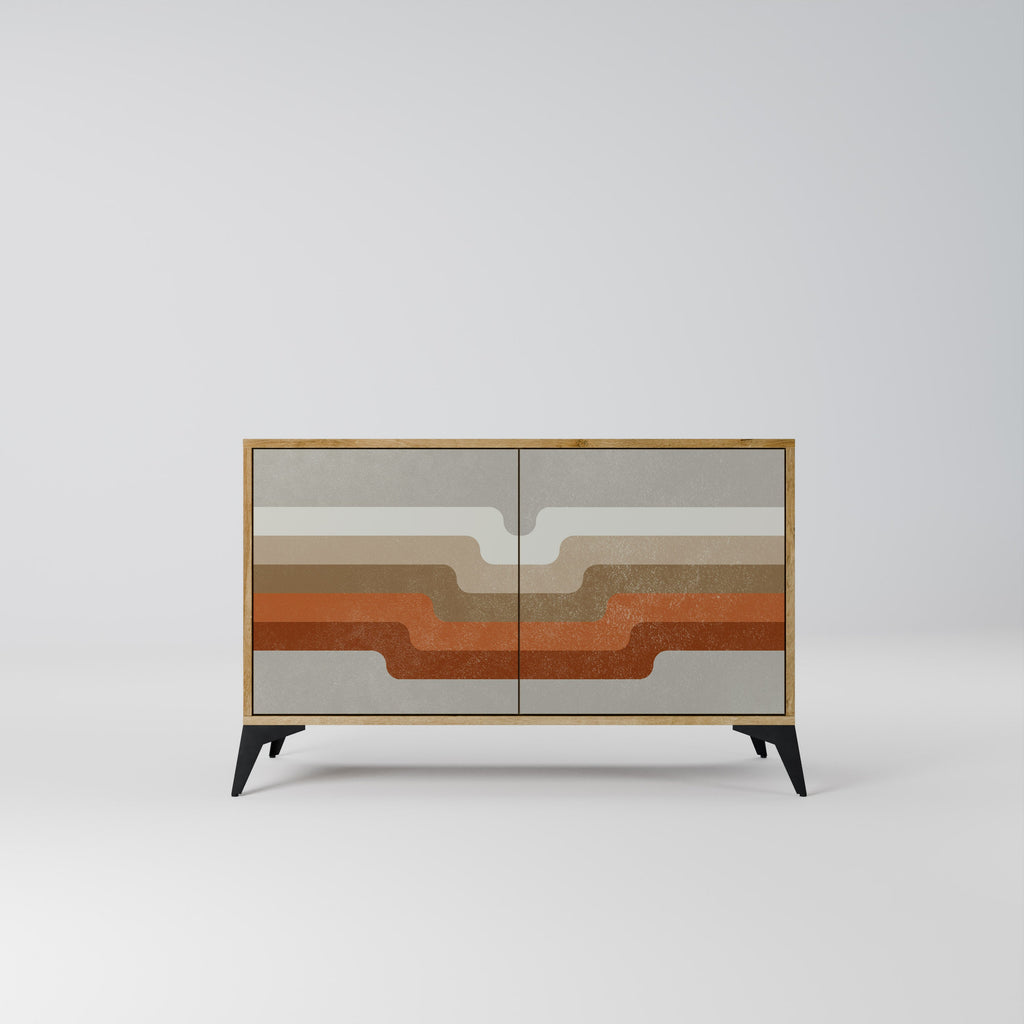 PECULIAR TRAIL 2-Door Sideboard in Oak Effect