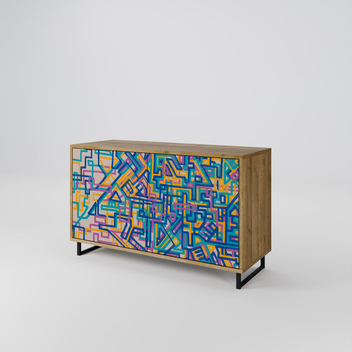 MEMORIES MAP 2-Door Sideboard