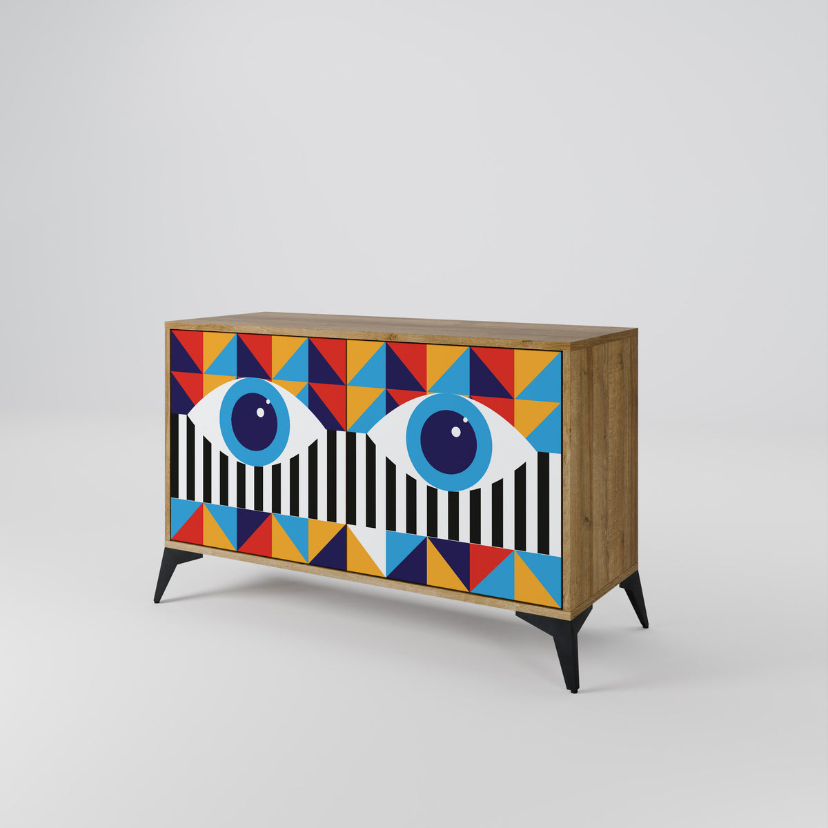 ABSTRACTION AND GEOMETRY 2-Door Sideboard