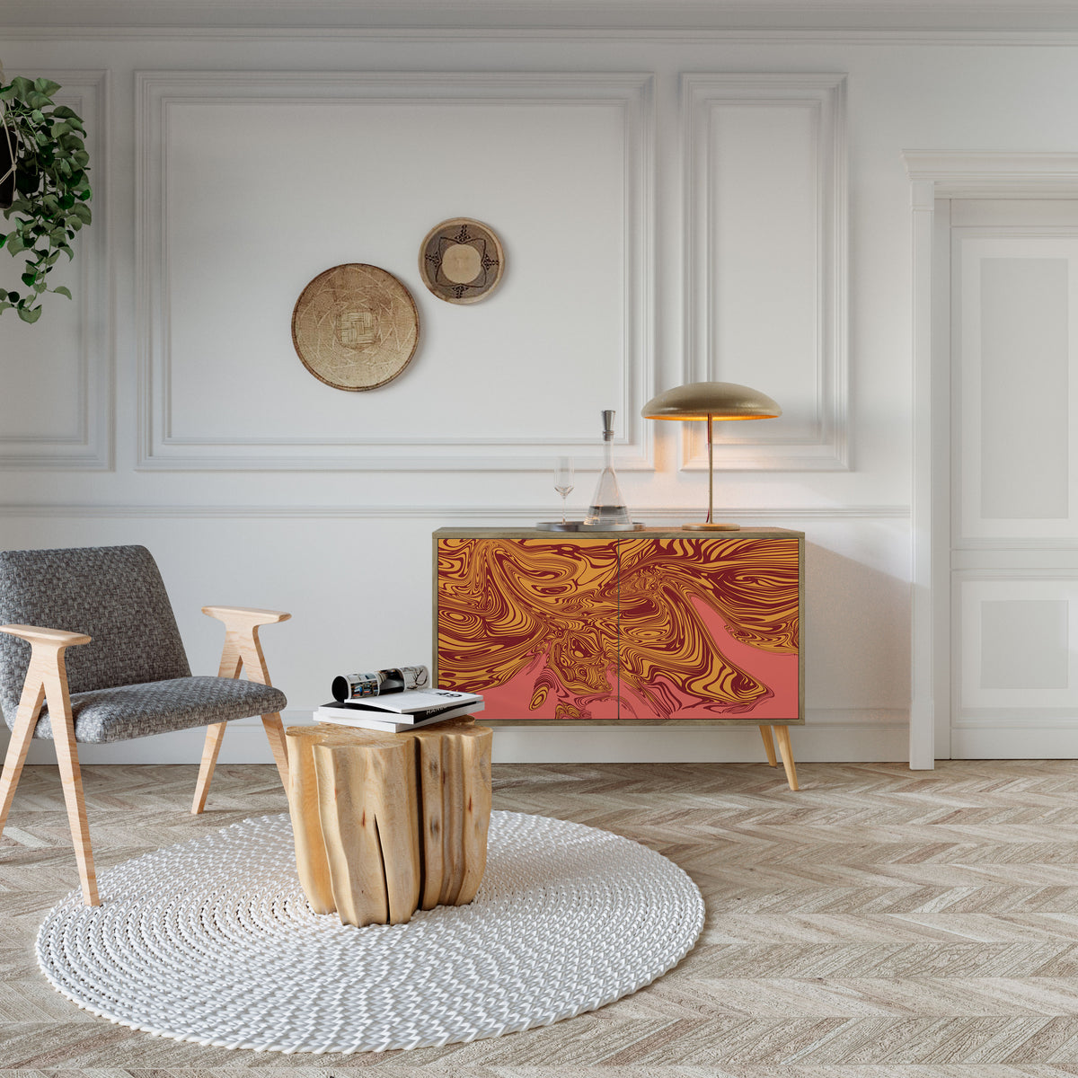 FLOATING THOUGHTS 2-Door Sideboard