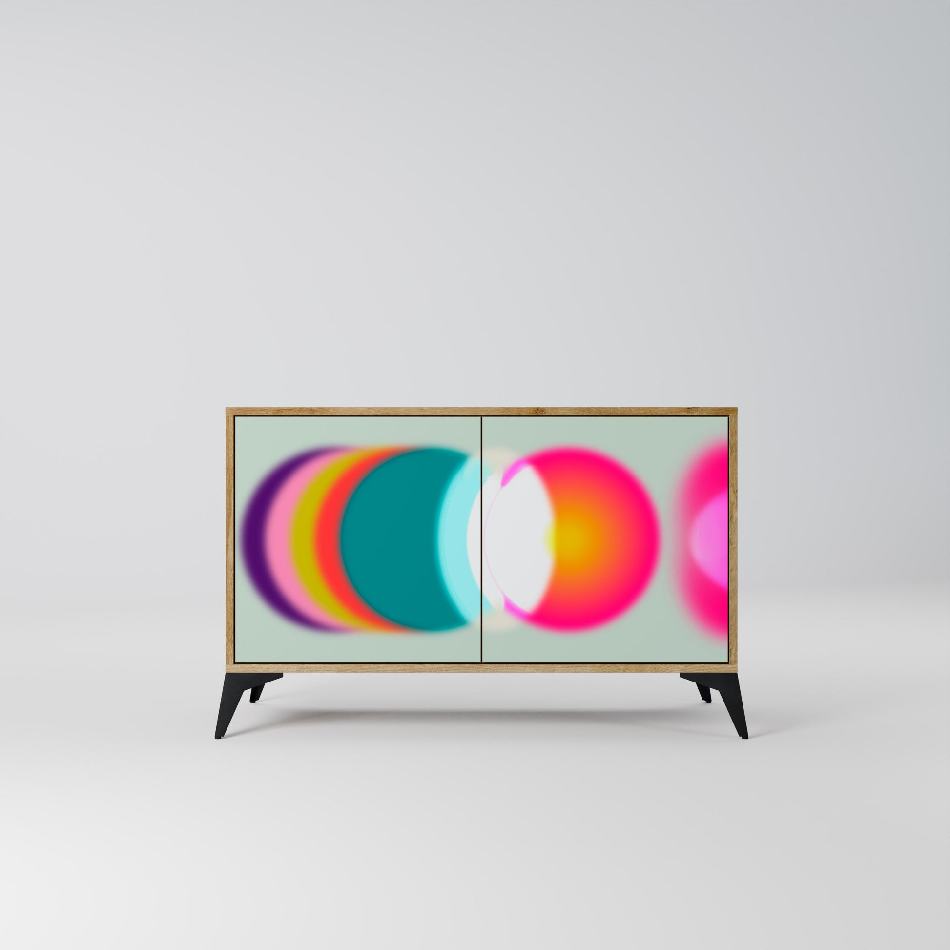 SYMPHONY OF COLORS 2-Door Sideboard in Oak Effect
