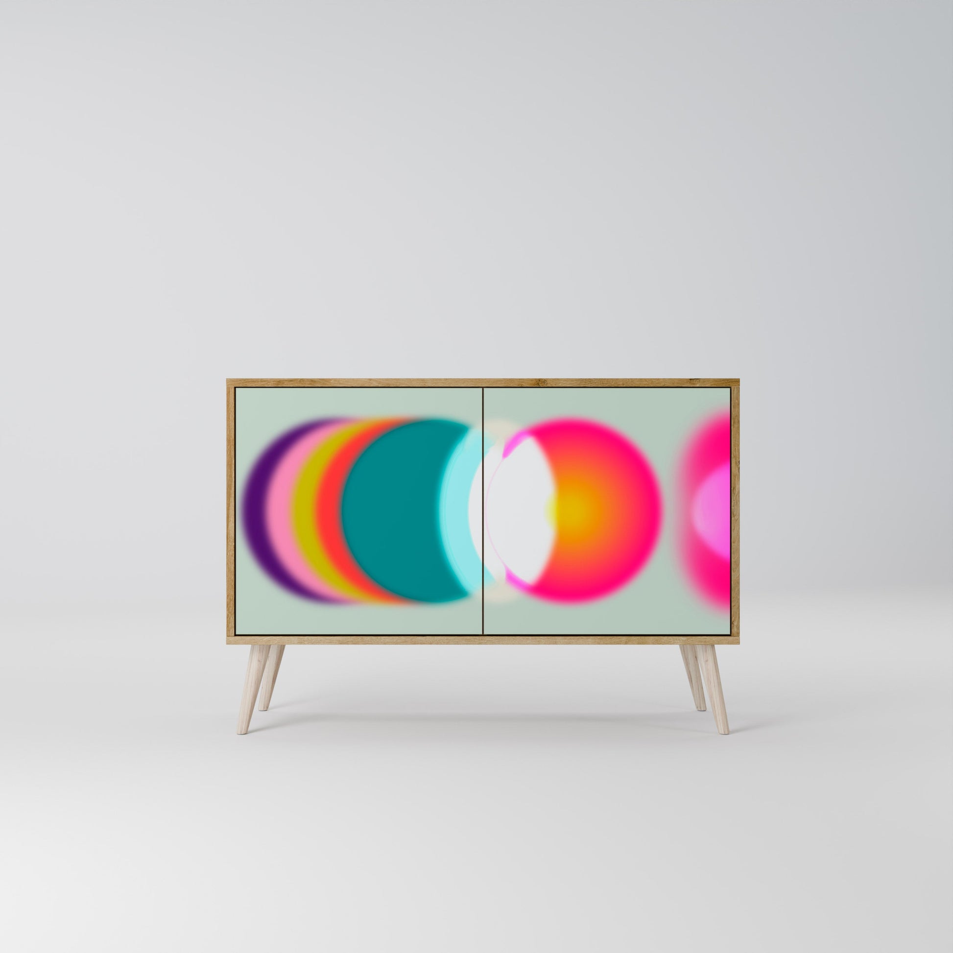 SYMPHONY OF COLORS 2-Door Sideboard in Oak Effect