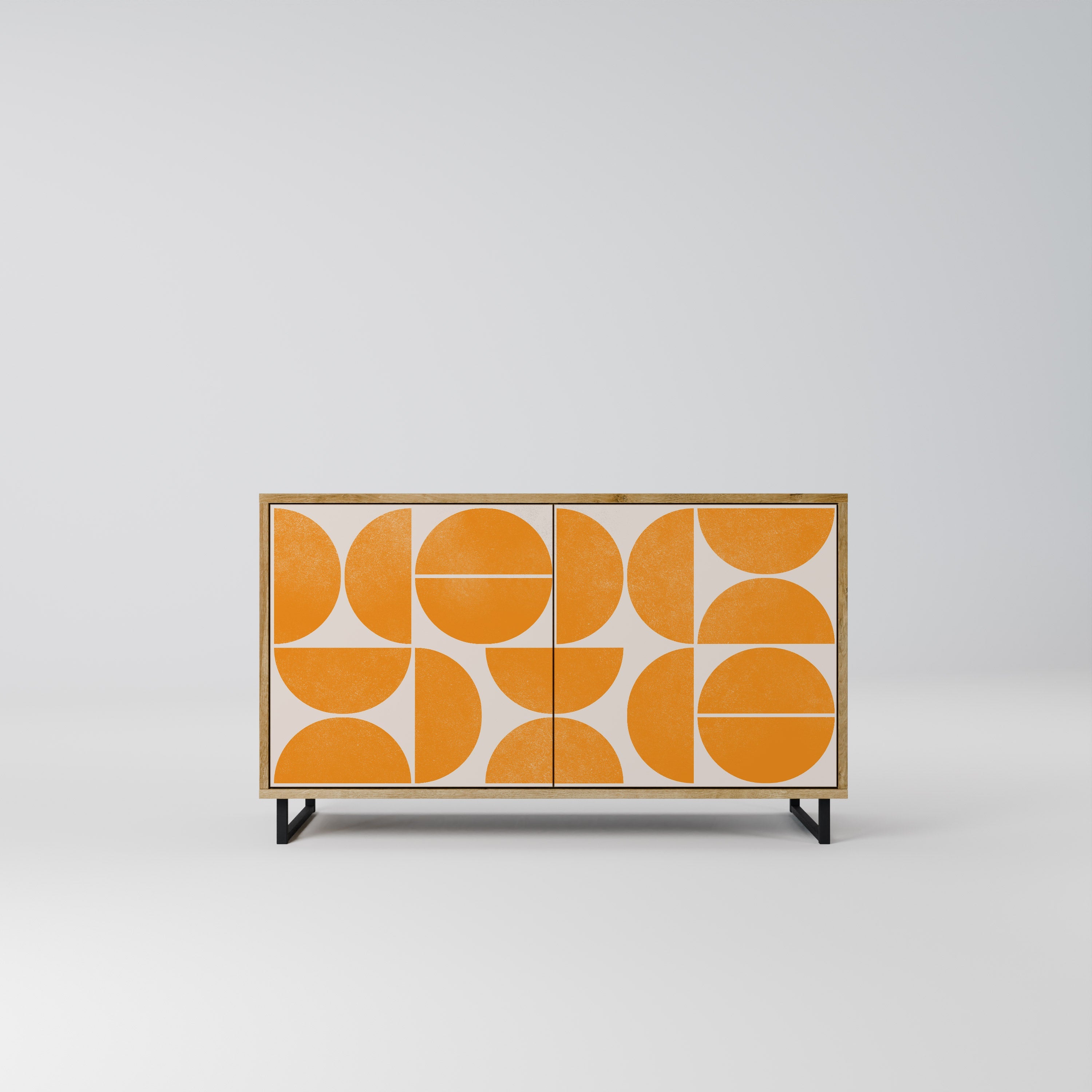 Buffet 2 portes RECURRING DREAMS effet chêne