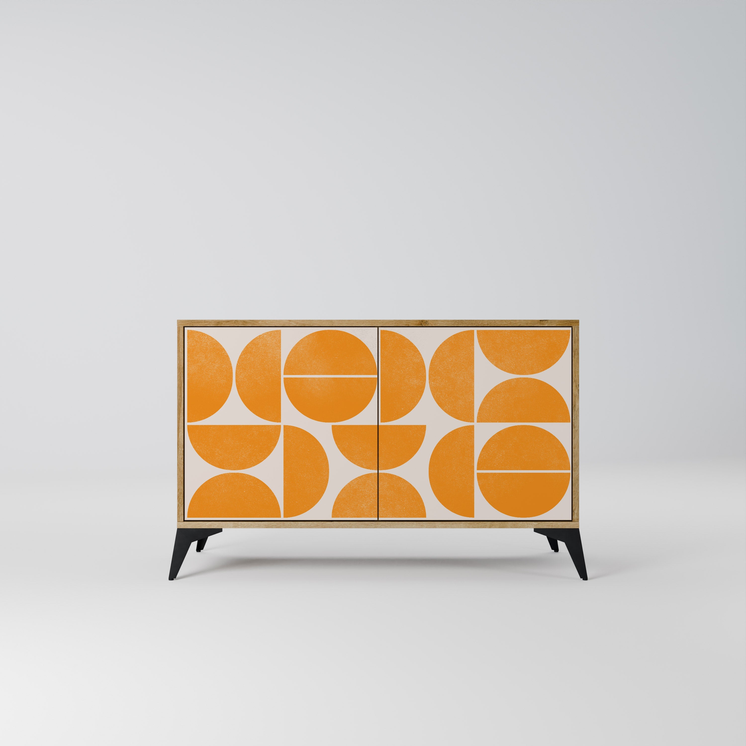 Buffet 2 portes RECURRING DREAMS effet chêne