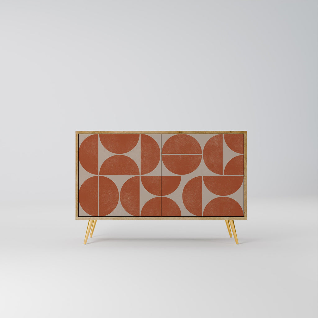 REPETITION COMPULSION 2-Door Sideboard in Oak Effect