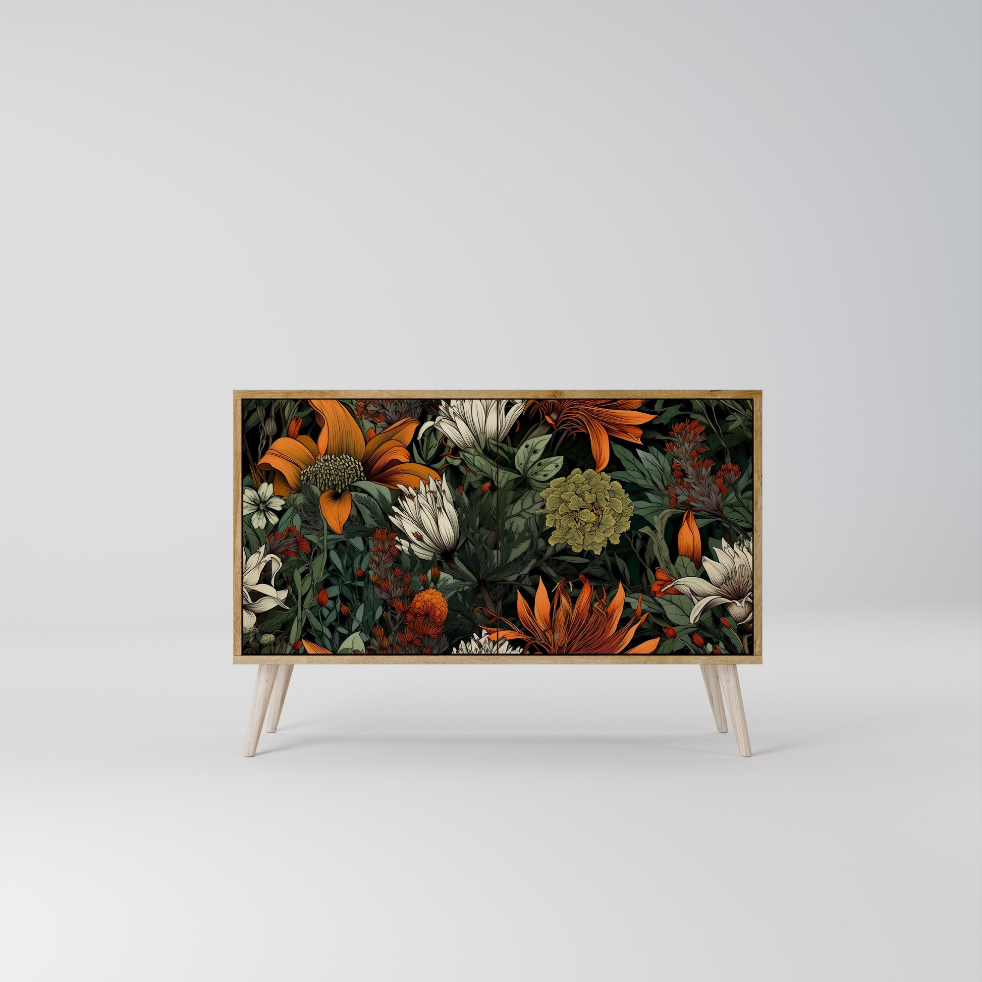 MIDNIGHT SPROUT 2-Door Sideboard in Oak Effect