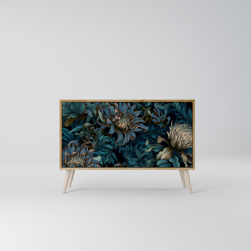 TWILIGHT BLOOM 2-Door Sideboard in Oak Effect