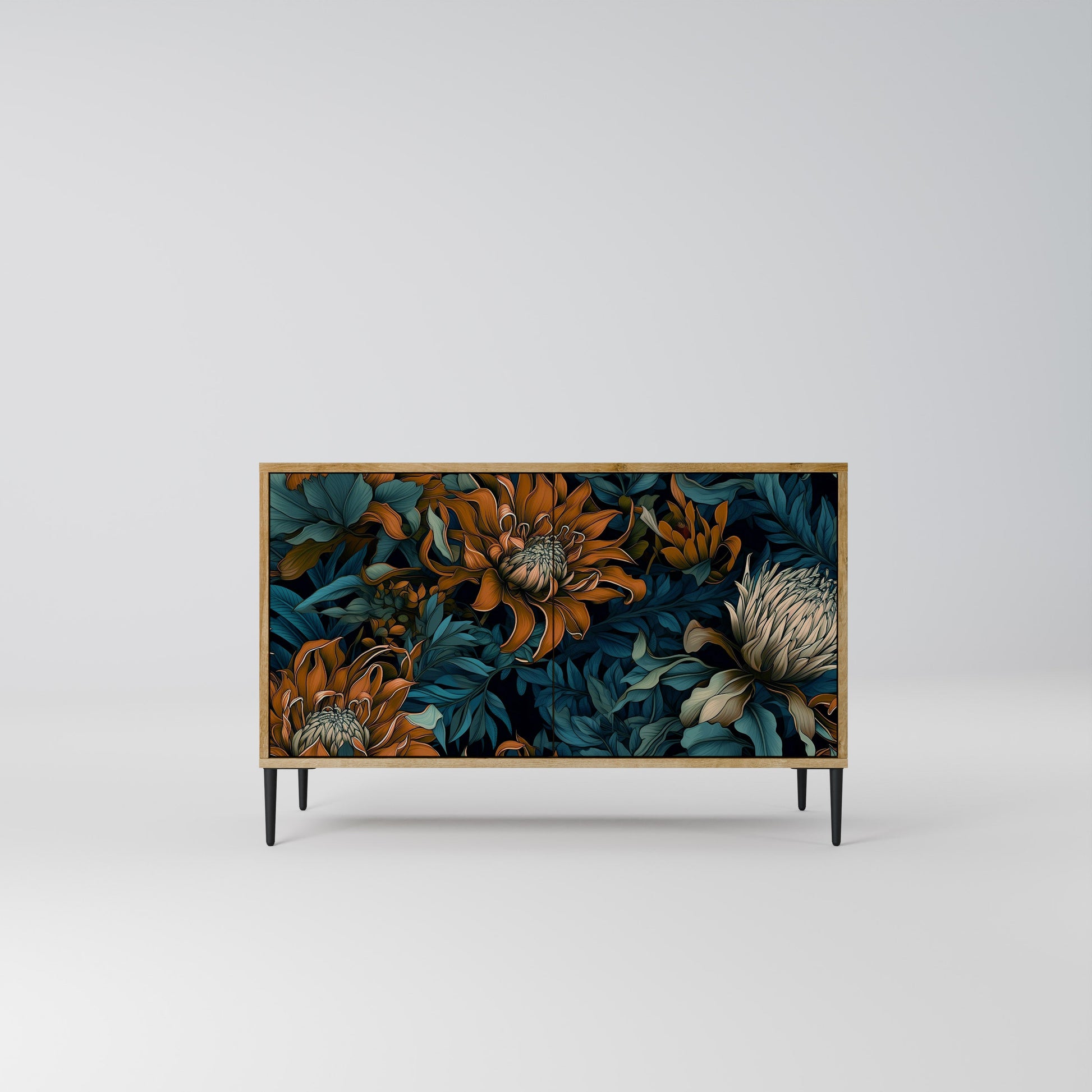 MORNING BLOOM 2-Door Sideboard in Oak Effect