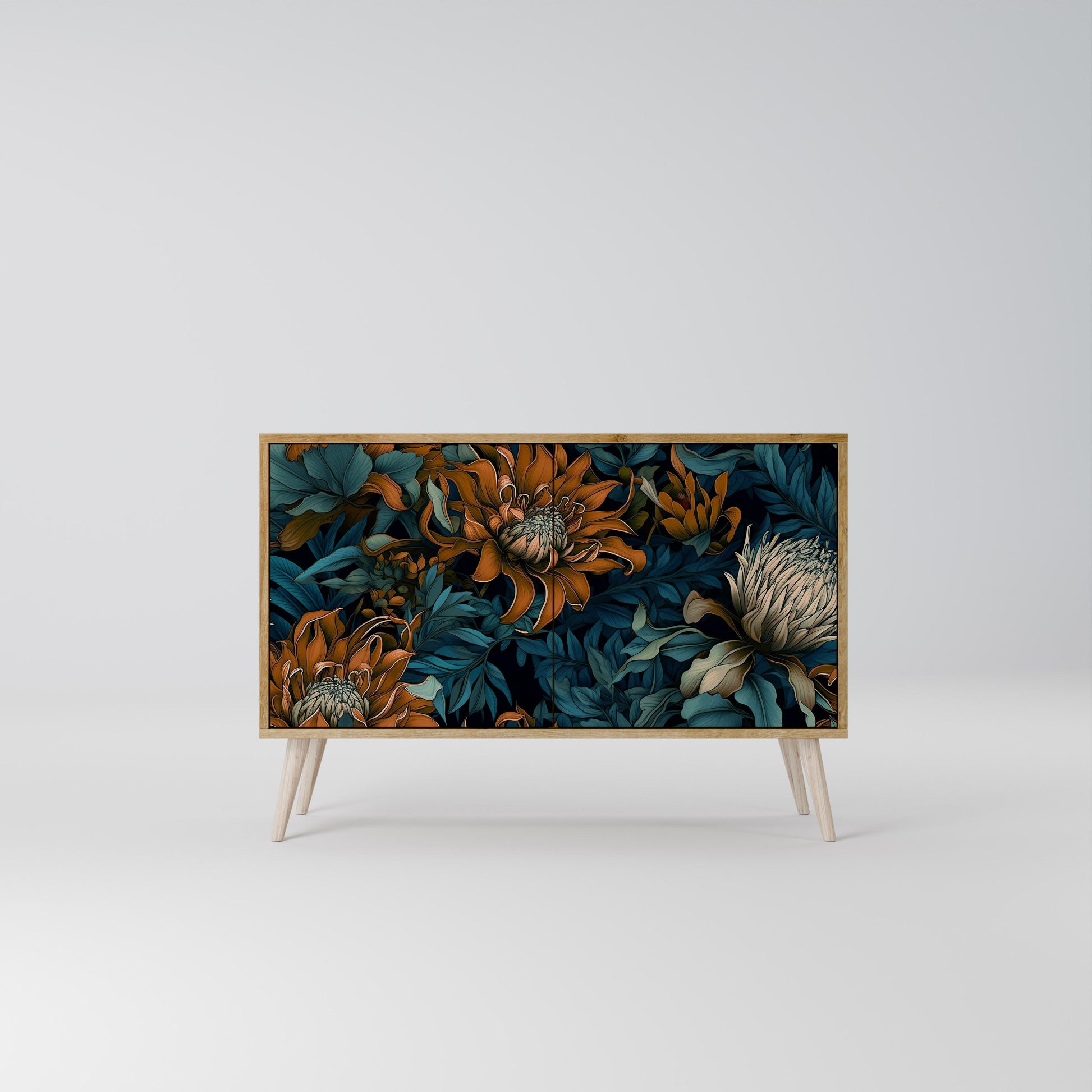 MORNING BLOOM 2-Door Sideboard in Oak Effect