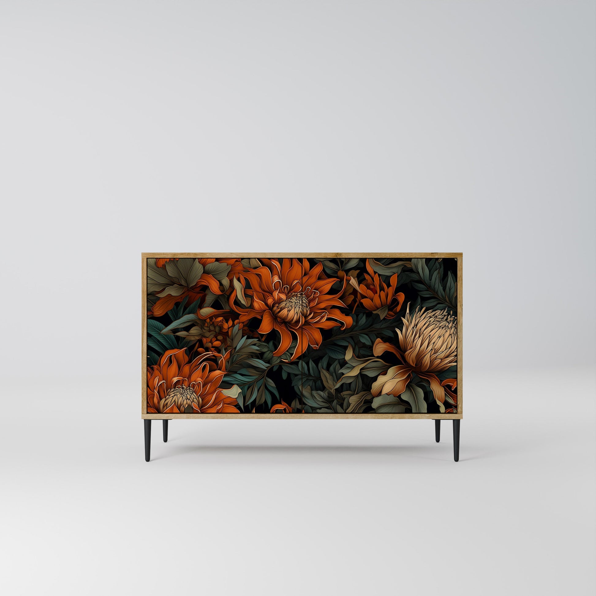 DAWN BLOOM 2-Door Sideboard in Oak Effect