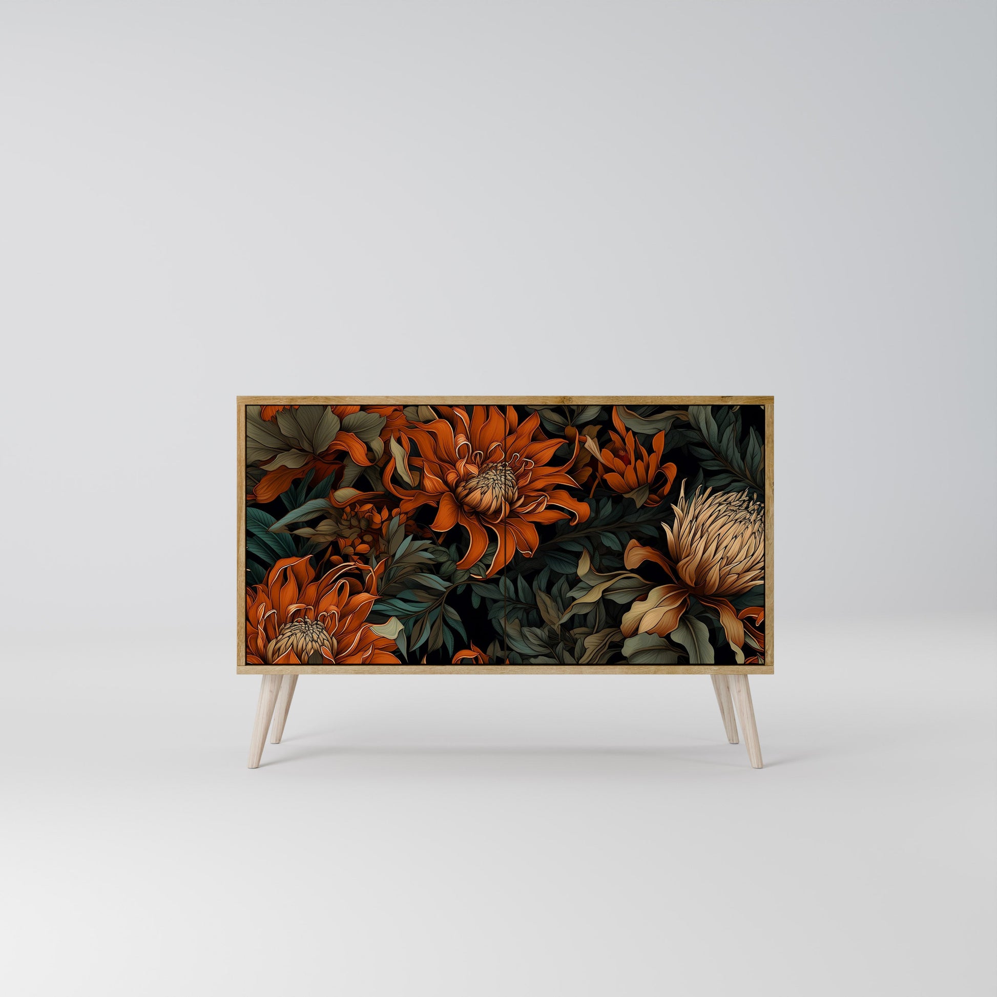DAWN BLOOM 2-Door Sideboard in Oak Effect