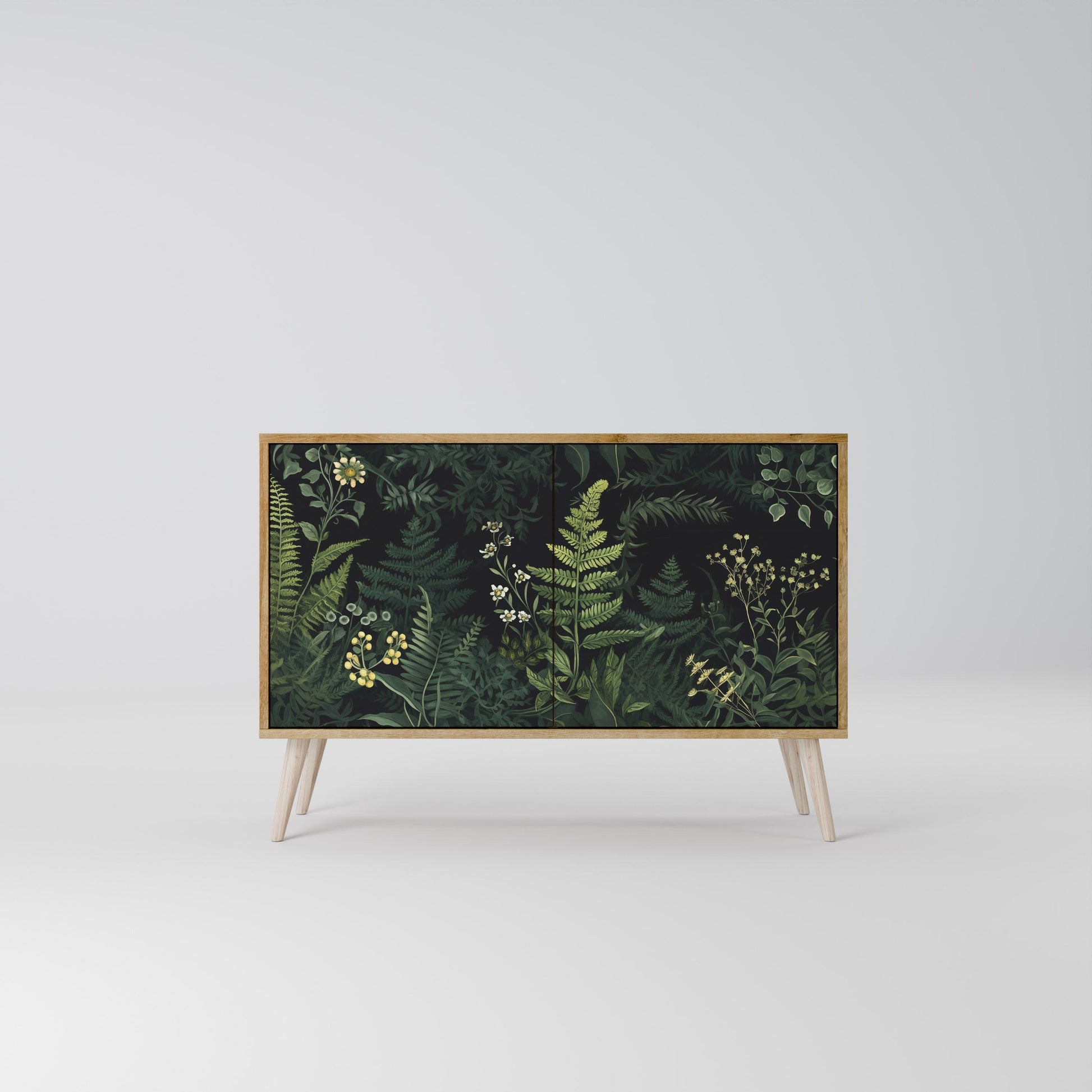 FERN FLOWERS 2-Door Sideboard in Oak Effect