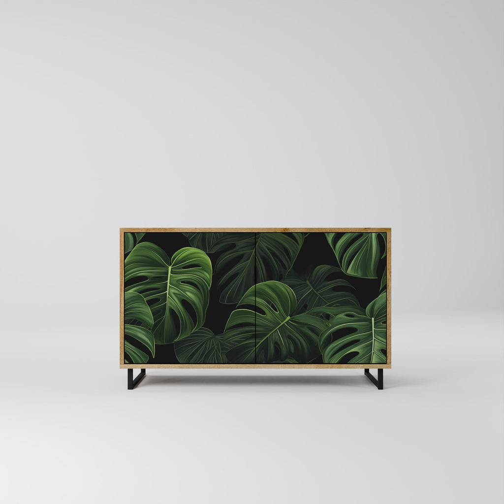 INFINITE MONSTERA 2-Door Sideboard in Oak Effect